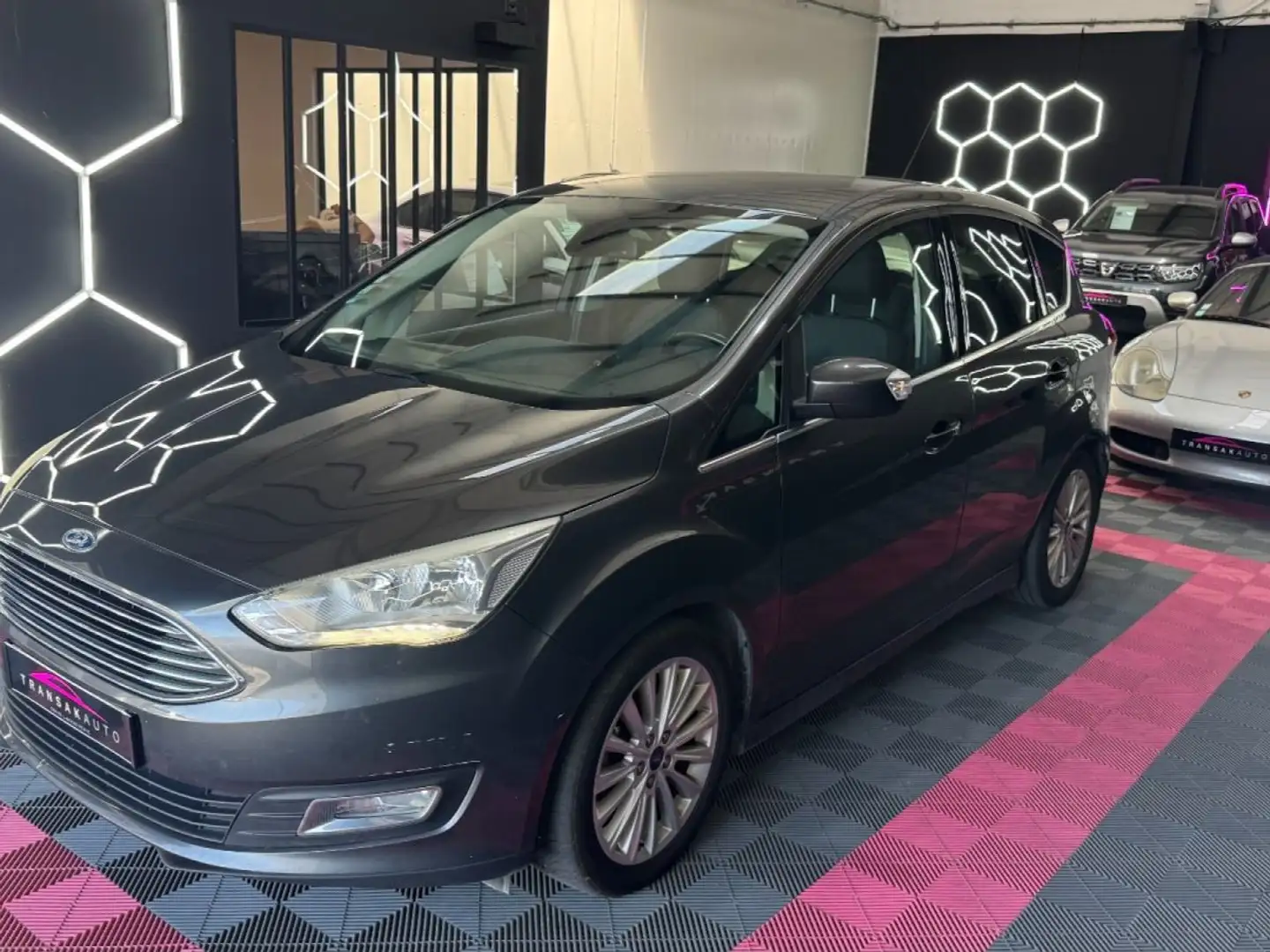 Ford C-Max Titanium 1.5 TDCi 120 ch SS ~ 1ère main ~ Distribu Gris - 2