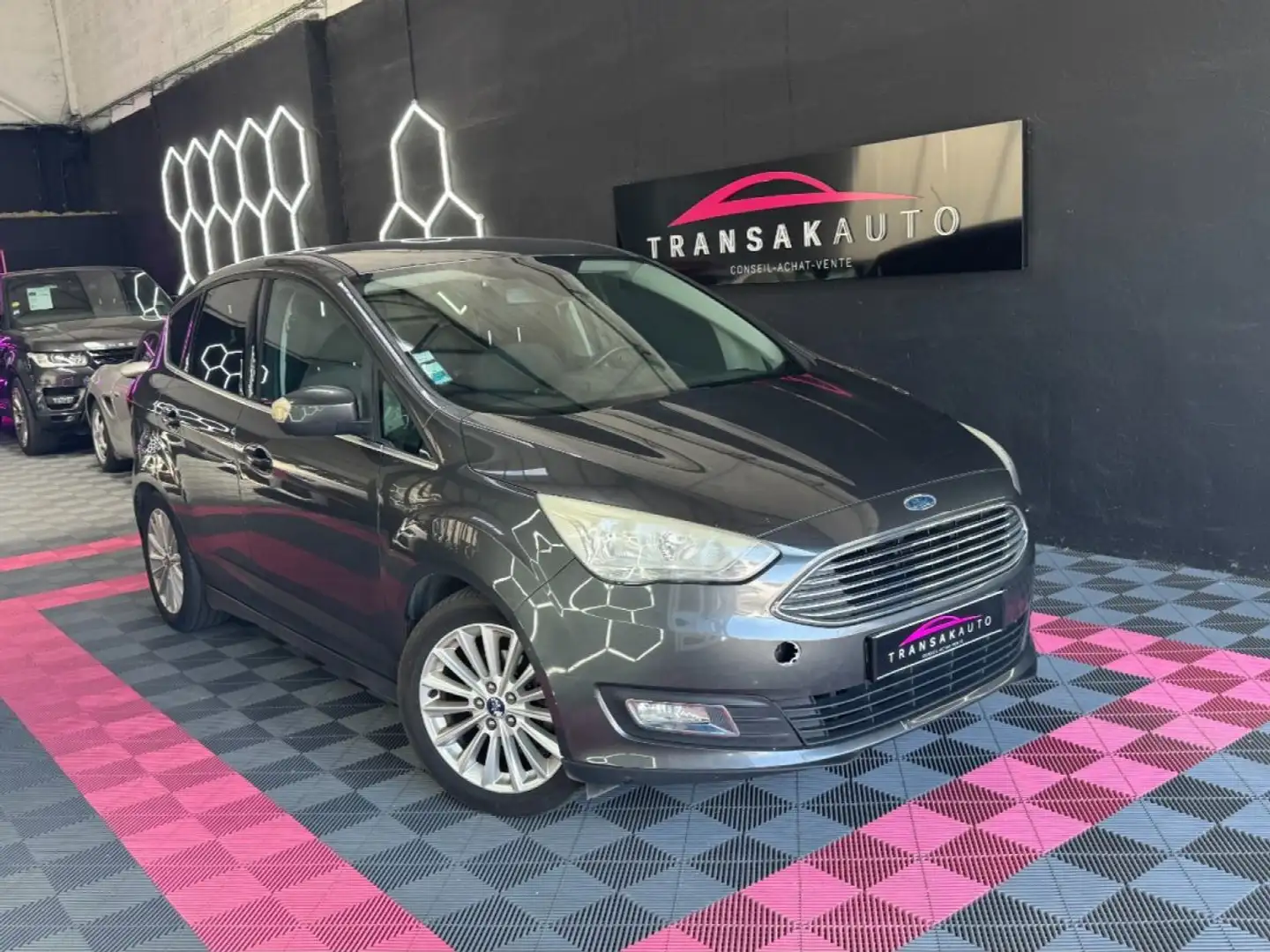 Ford C-Max Titanium 1.5 TDCi 120 ch SS ~ 1ère main ~ Distribu Gris - 1