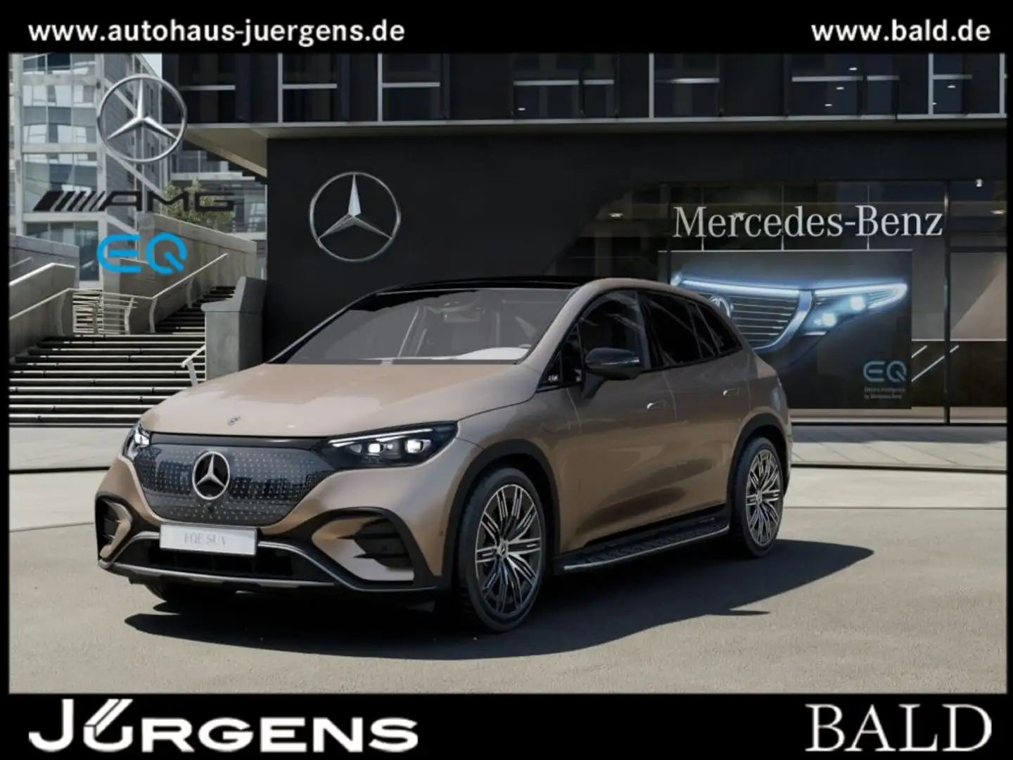 Mercedes-Benz EQE 500 4M AMG-Sport/Hyper/Pano/Burm/AHK/HUD/21" Brun - 1