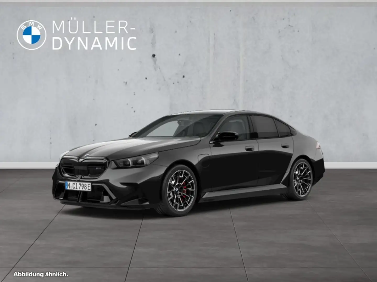 BMW M5 Limousine LED AHK B&W PANO HUD 360°KAMERA Noir - 1