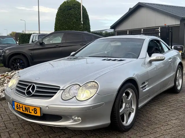 Mercedes-Benz SL 500 SL500 V8 Benzine 2002 Grijs Youngtimer Cabrio