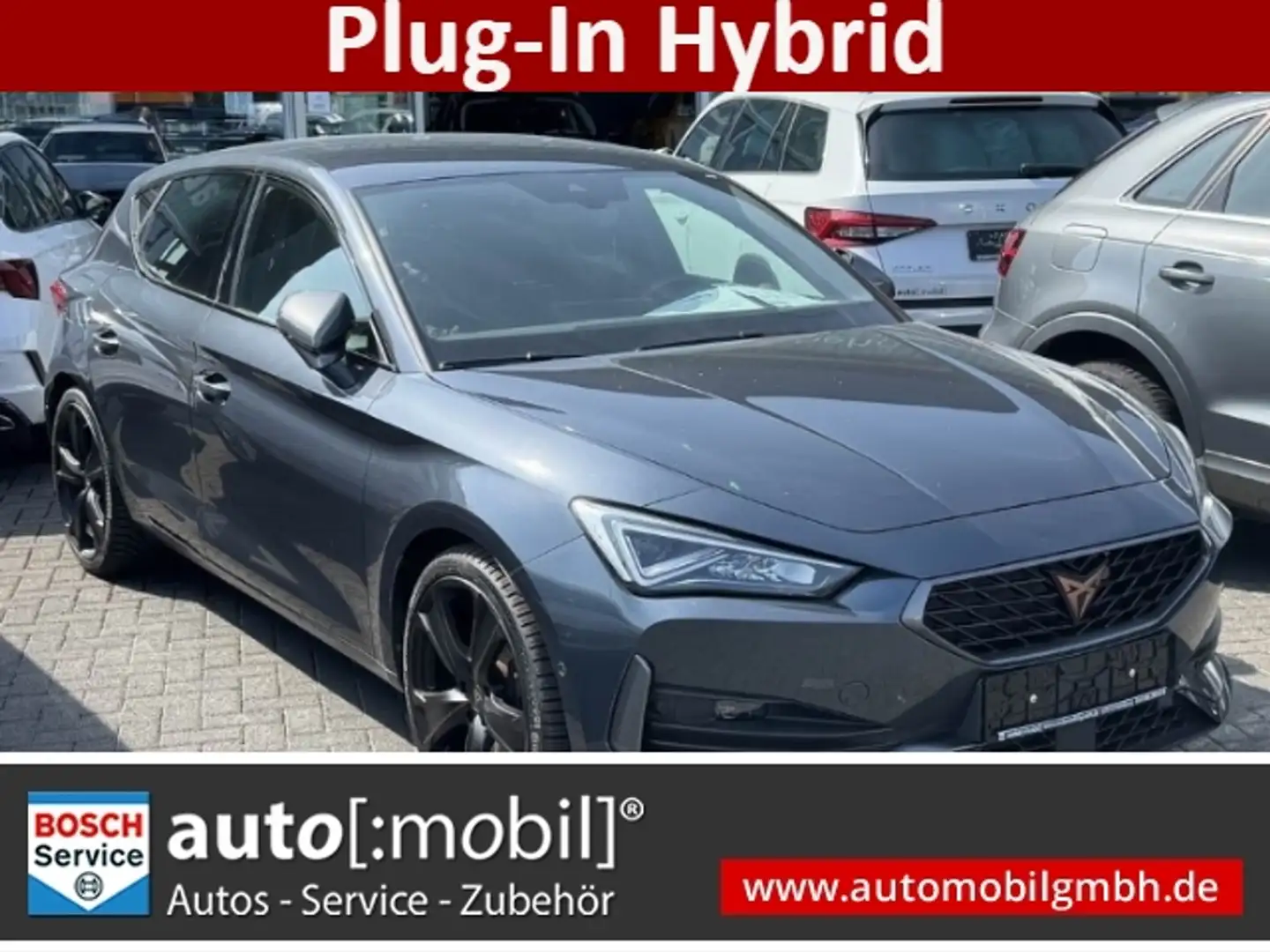 CUPRA Leon 1.4 VZ e-HYBRID+LED+NAVI+EINPARKHILFE+SHZG Grijs - 1