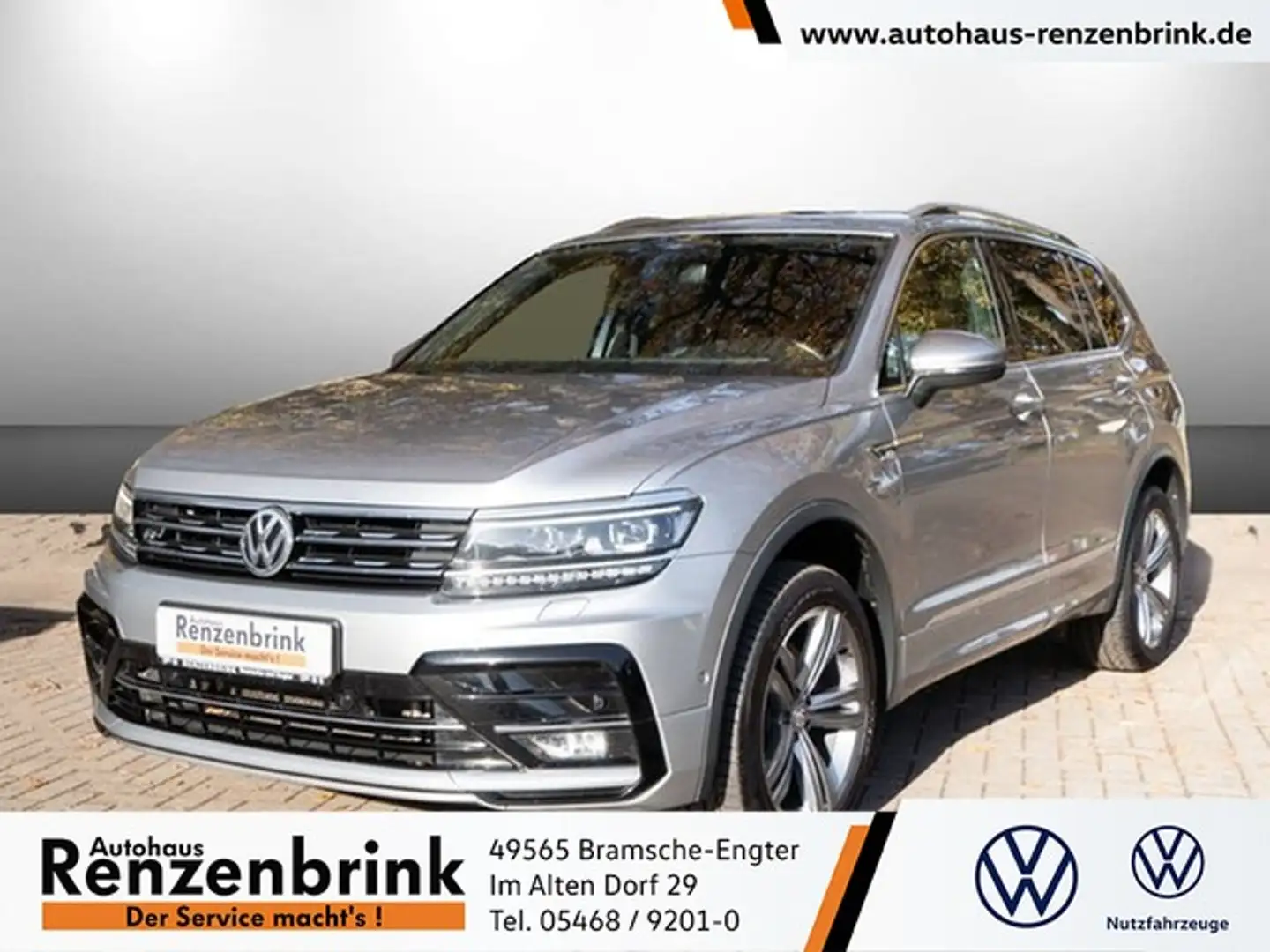 Volkswagen Tiguan Allspace Highline TDI DSG 4M. R-Line Leder AHK Zilver - 1