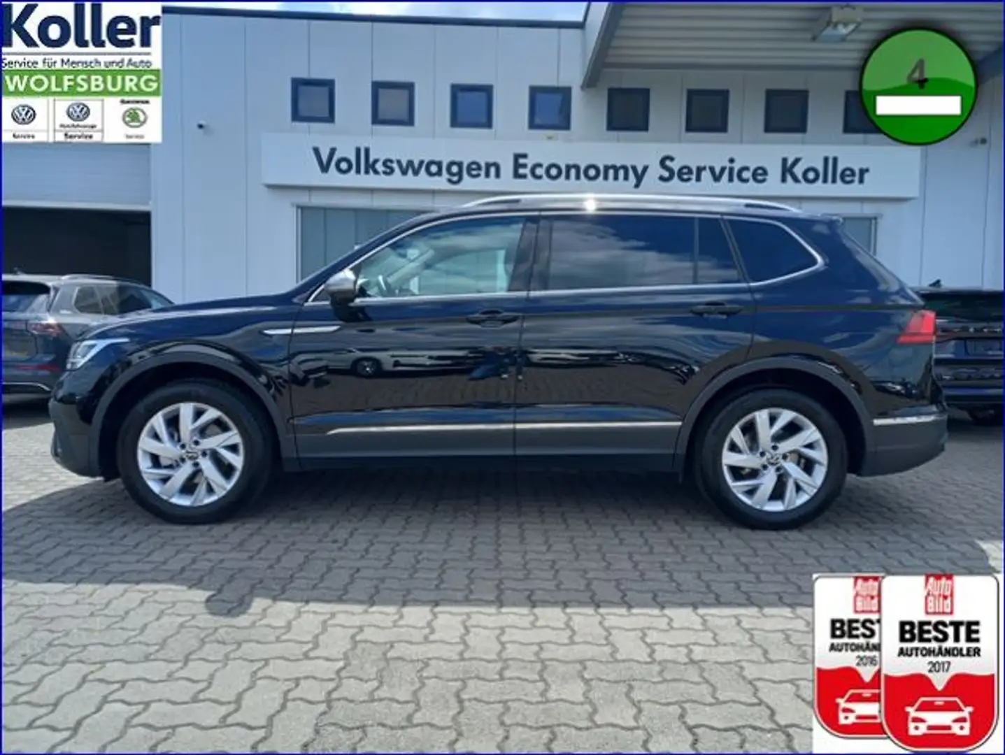 Volkswagen Tiguan Allspace 2.0 TDI DSG AHK 7 Sitze Kamera Schwarz - 1