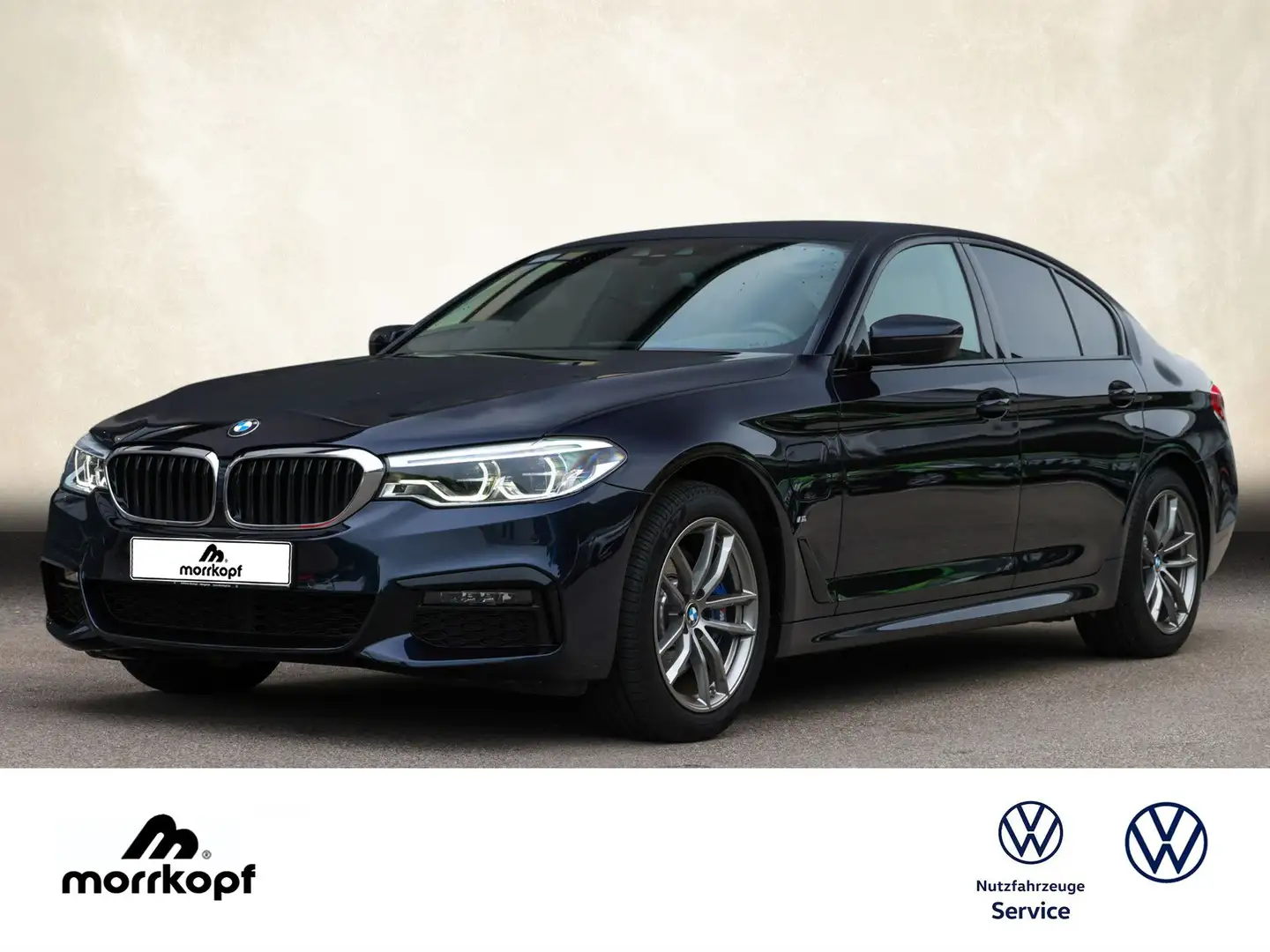 BMW 530 e xDrive M Sport Sportpaket Bluetooth HUD Navi Noir - 1