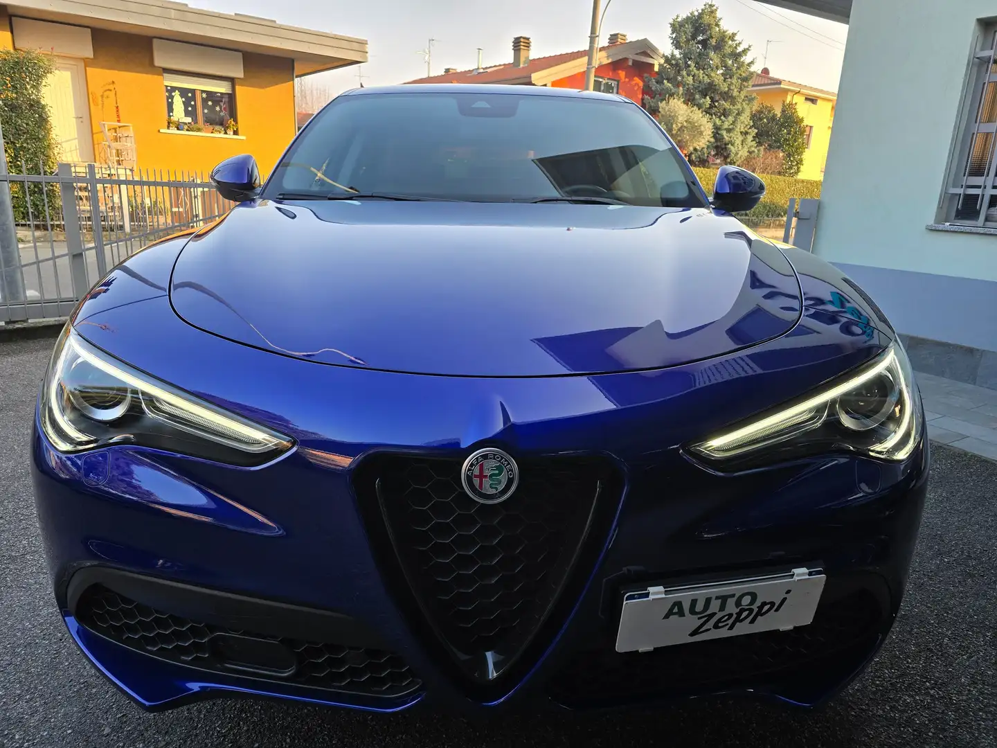 Alfa Romeo Stelvio 2.2 190cv Sprint RWD Aut. / CARPLAY+19"+ACC Blauw - 2