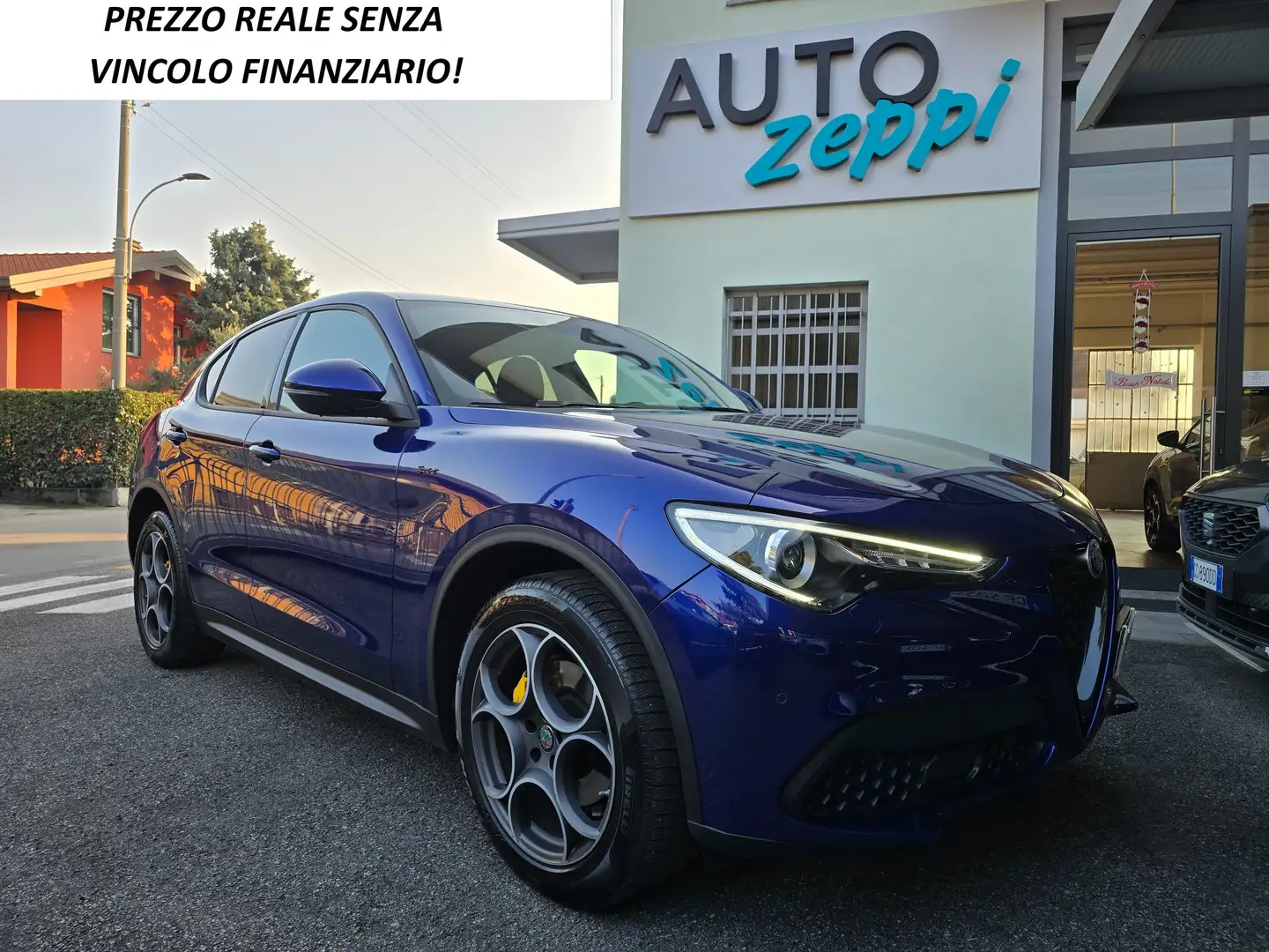 Alfa Romeo Stelvio 2.2 190cv Sprint RWD Aut. / CARPLAY+19"+ACC Blauw - 1