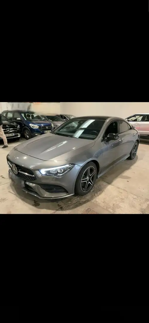 Mercedes-Benz CLA 220 220D AMG LINE 190CH 8G-DCT / 6 500KM / TOIT OUVRANT / FRANCAIS Gris - 1