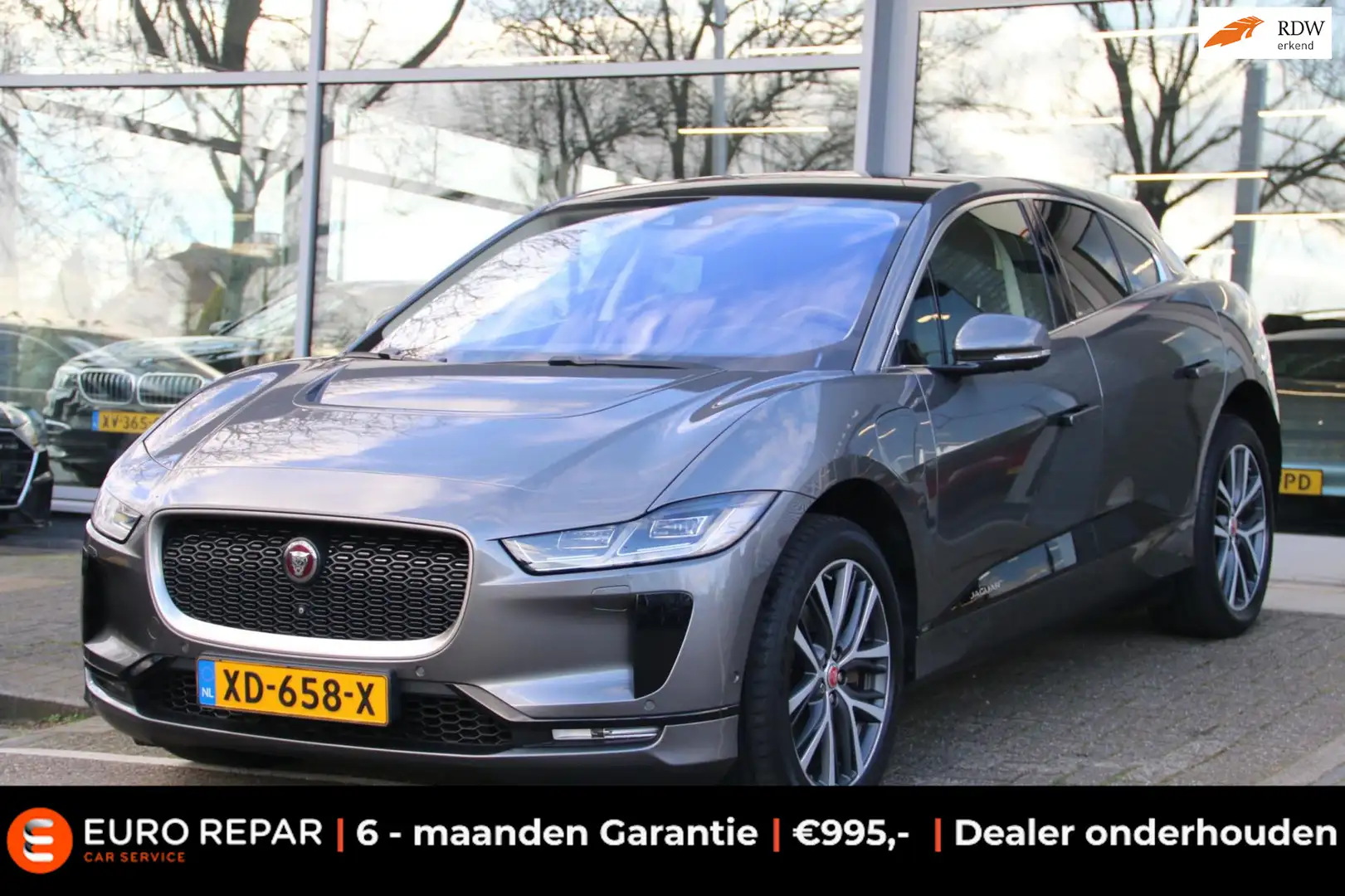 Jaguar I-Pace EV400 HSE 90 kWh PANO-DAK LEDER Grijs - 1
