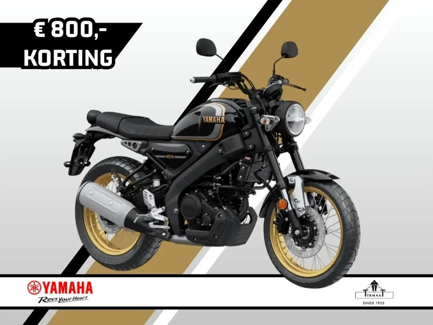 Yamaha XSR 125 Legacy Zwart - 1