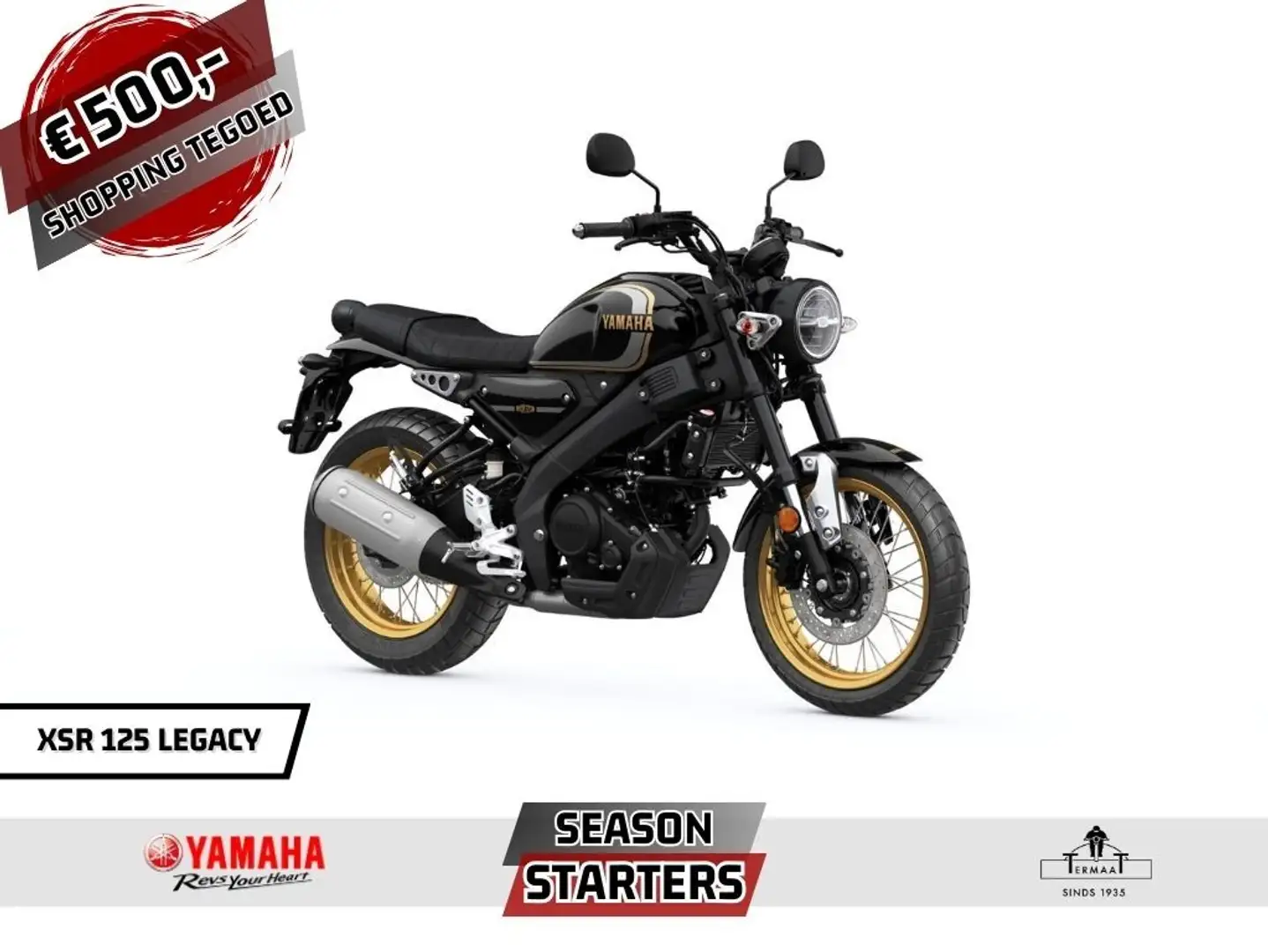 Yamaha XSR 125 Legacy Schwarz - 1