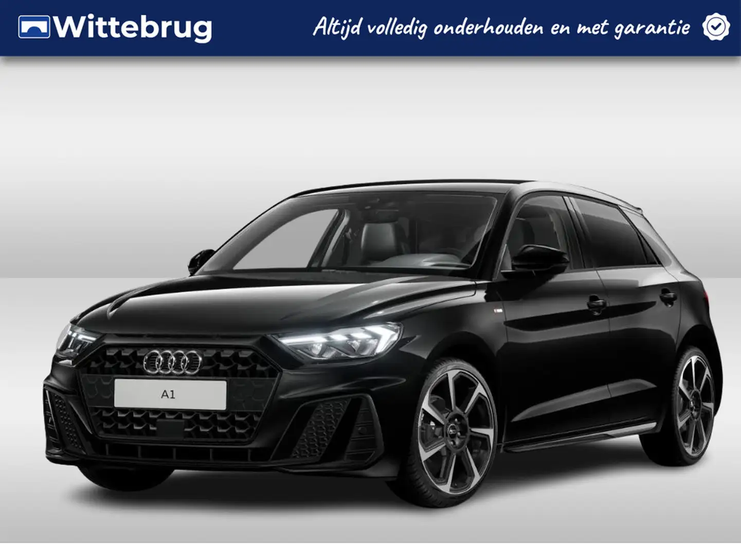 Audi A1 Sportback 25 TFSI 95pk s-tronic S Line exterieur | Zwart - 1