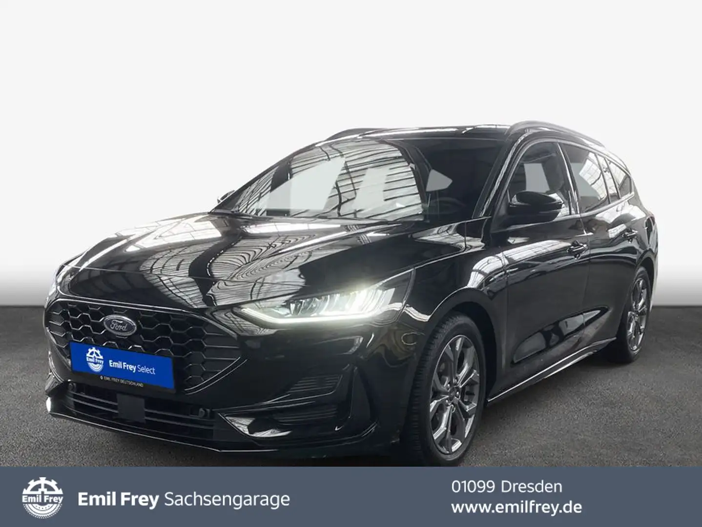 Ford Focus Turnier 1.0 EcoBoost Hybrid Aut. ST-LINE Schwarz - 1