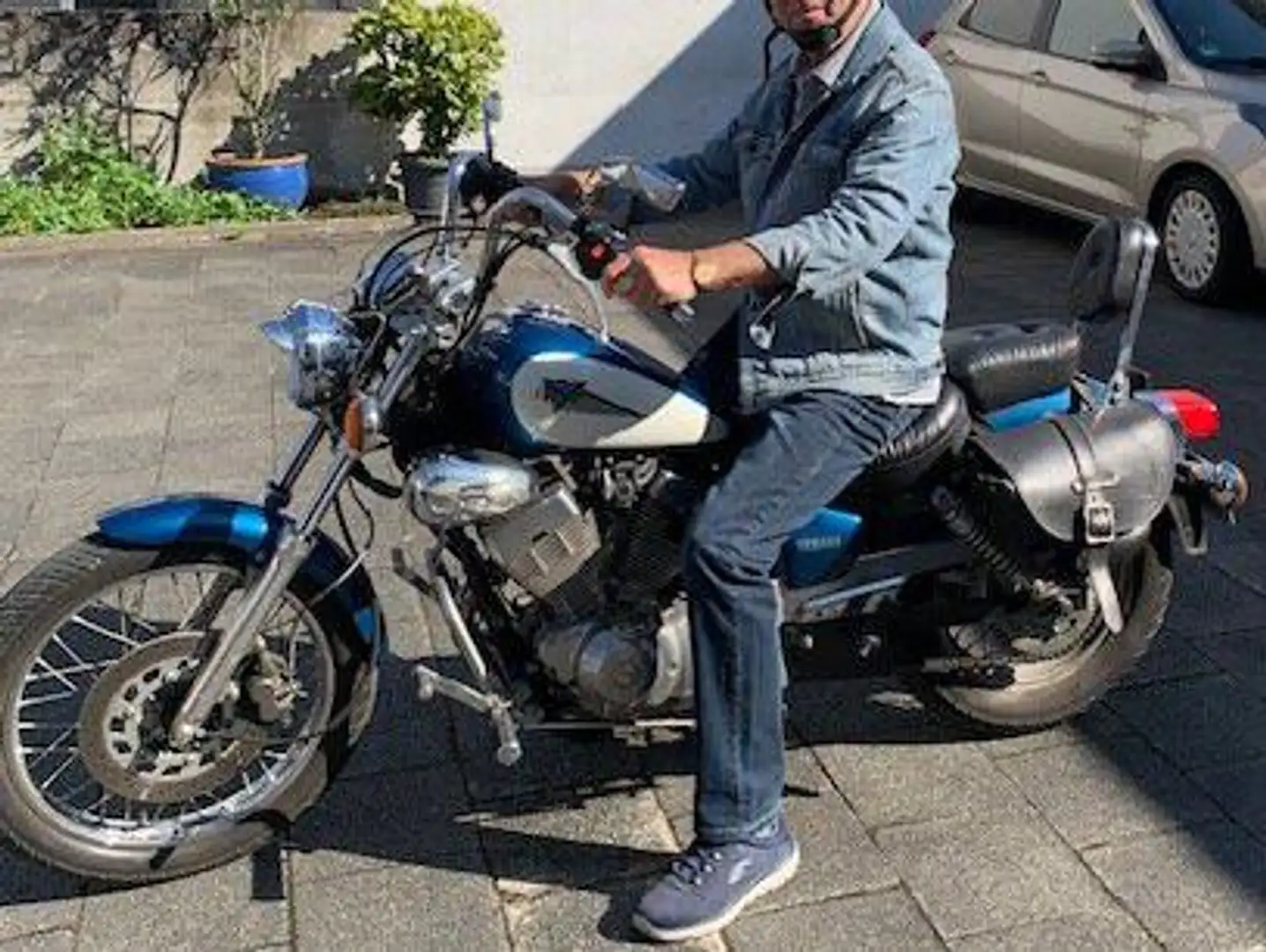 Yamaha XV 125 Virago 125 Bleu - 1