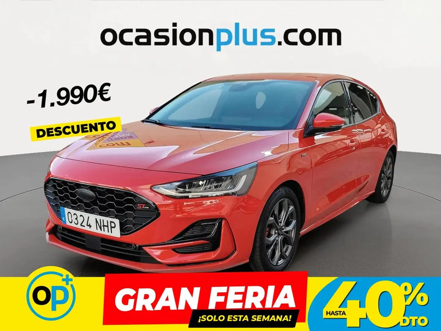 Ford Focus 1.0 Ecoboost MHEV ST-Line 125 Rojo - 1