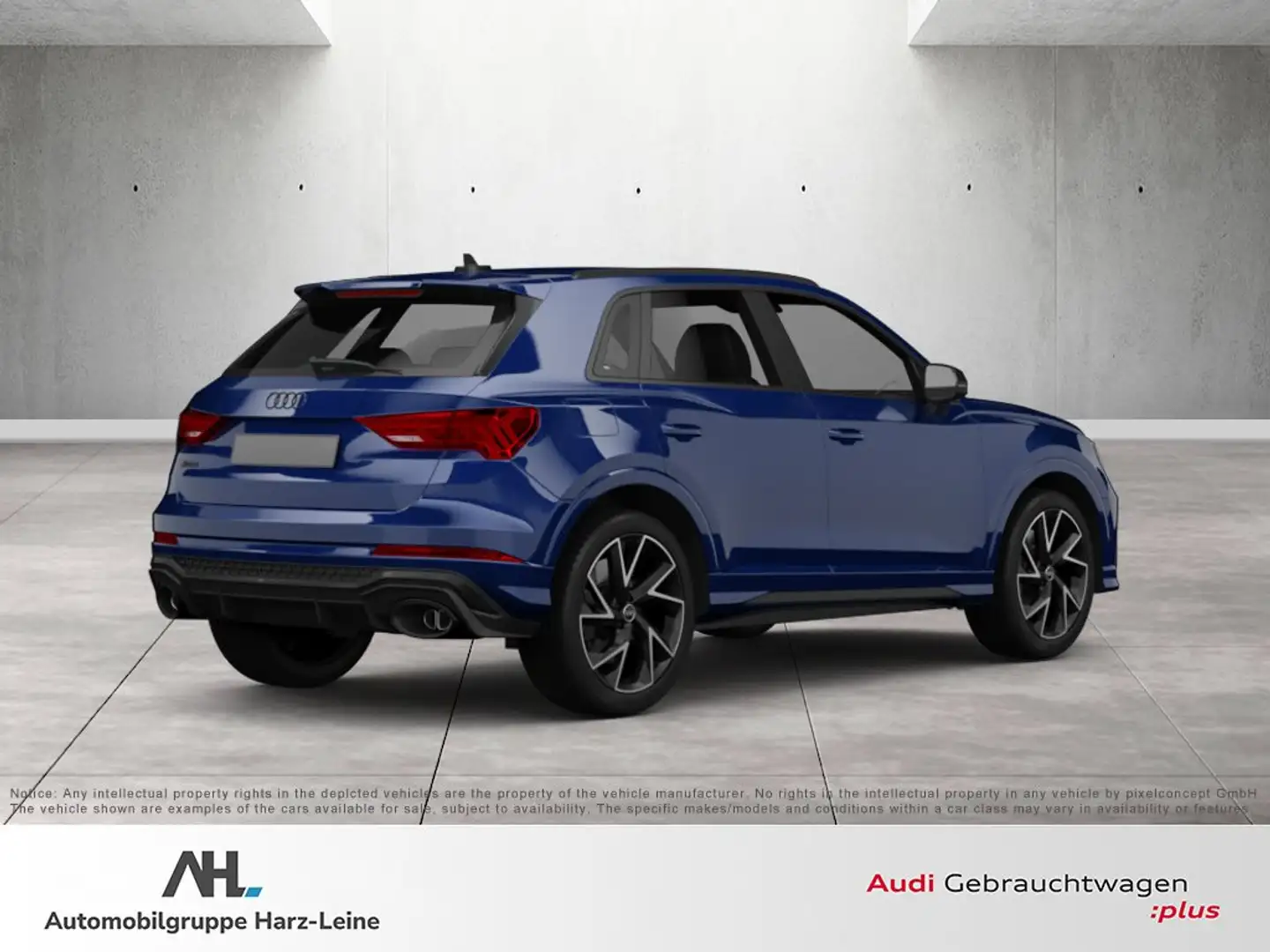 Audi Q3 35 TFSI advanced S-tronic AHK LED Navi ACC APS+ VC Blau - 2