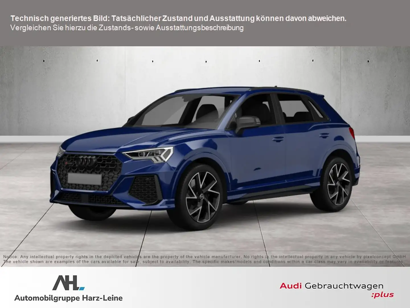 Audi Q3 35 TFSI advanced S-tronic AHK LED Navi ACC APS+ VC Blau - 1