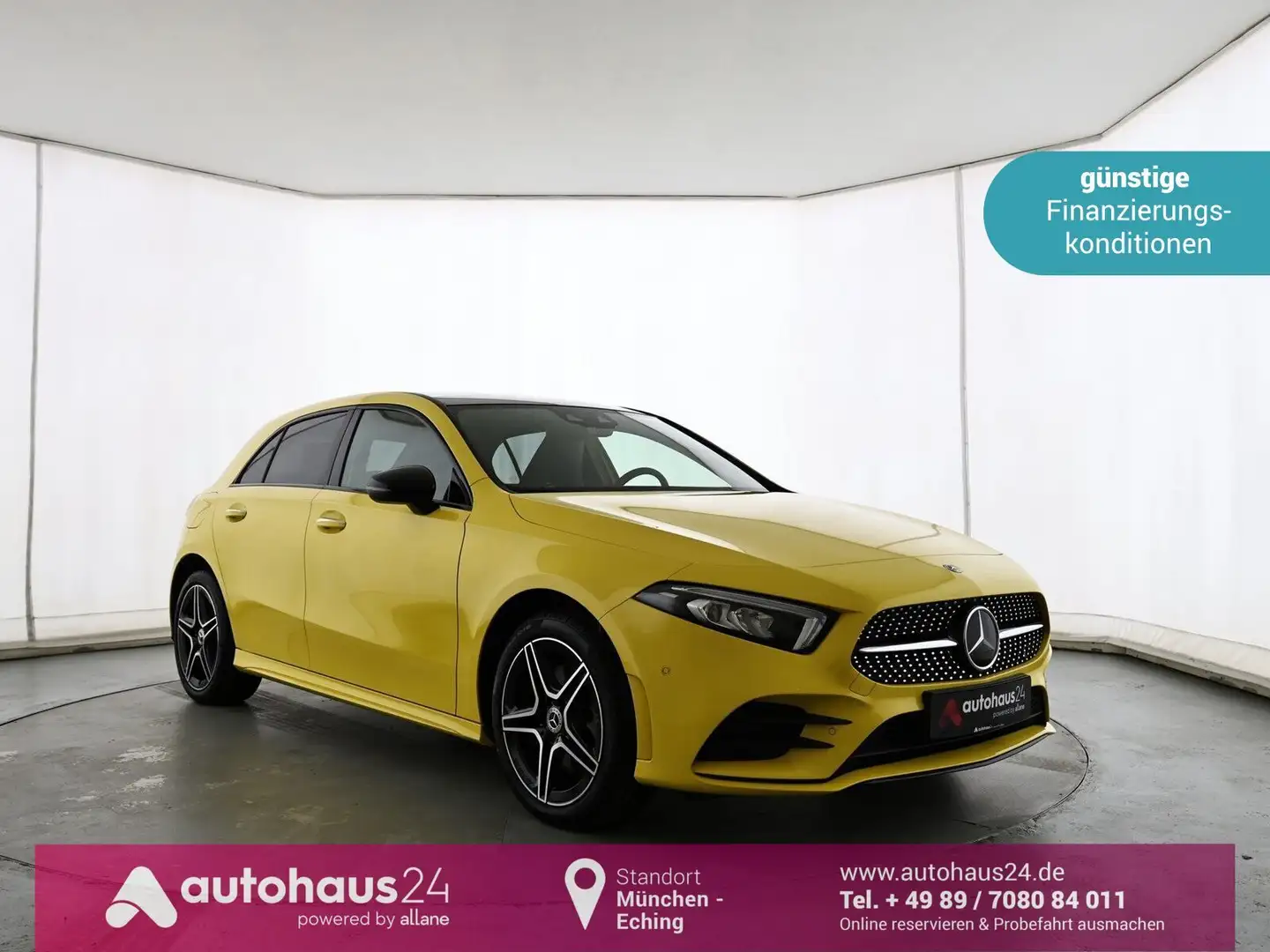 Mercedes-Benz A 250 e AMG Line LED|Navi|PDC|Kamera|Sitzhz. Żółty - 1