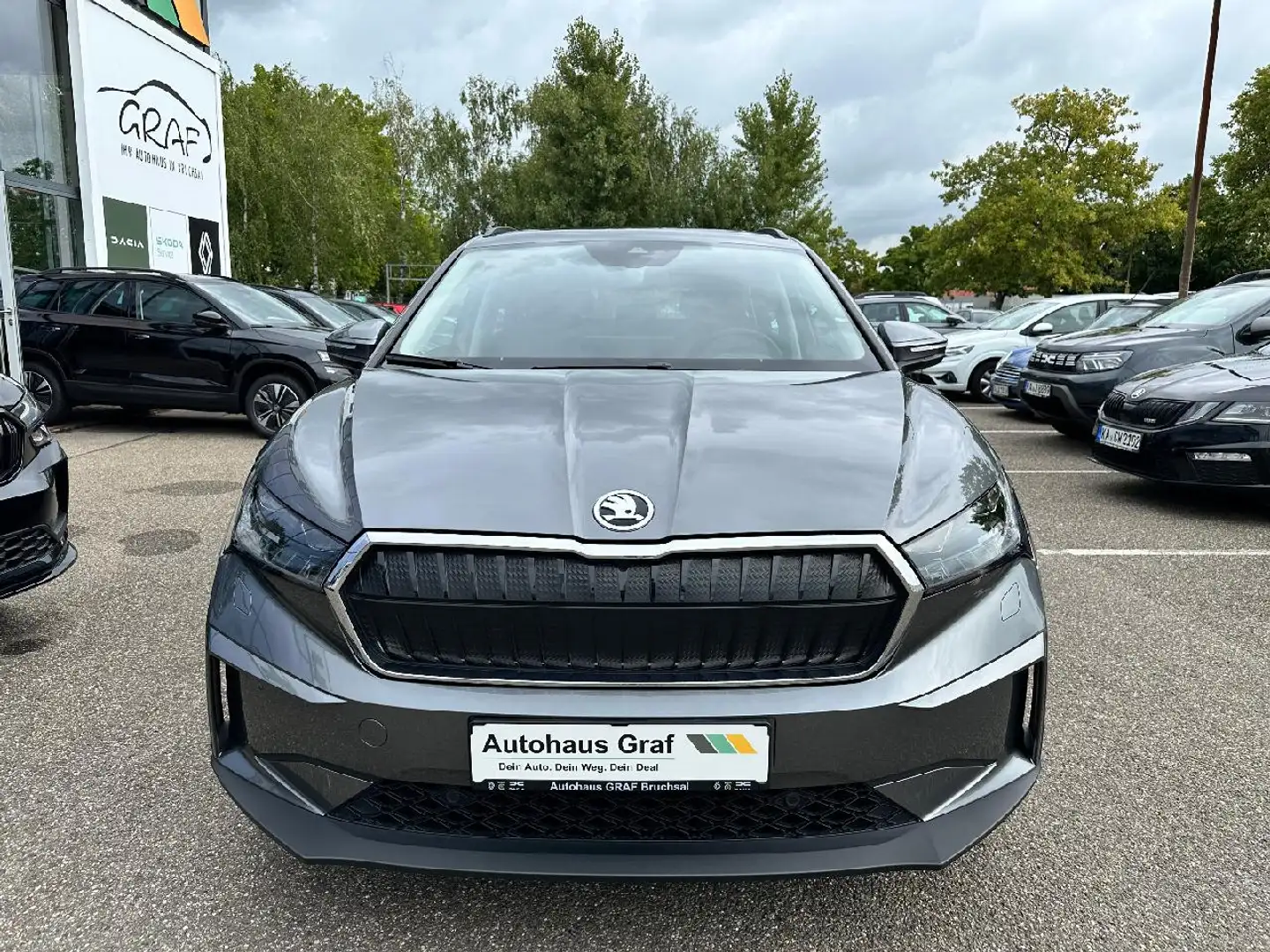 Skoda Enyaq Enyaq 60 Loft S-Dach*AHK*NAVI Grau - 2
