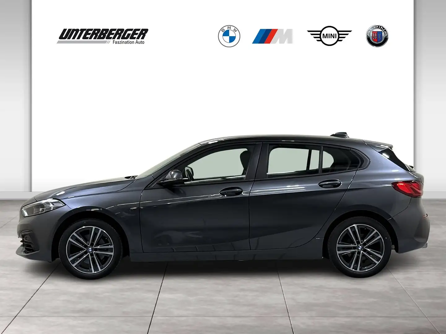 BMW 118 i Aut Navi HiFi LED PDC DAB Sitzhzg Grigio - 2