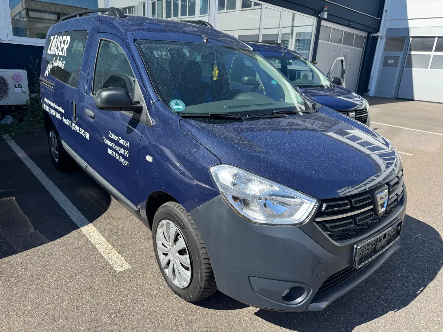 Dacia Dokker 1xAHK Mwst Klima 2 Schiebetüren Bleu - 1