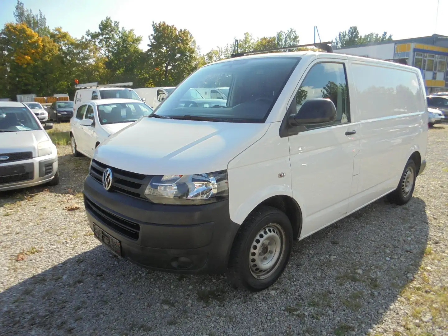 Volkswagen T5 Transporter 2.0 TDI ~ AHK ~ 1.Hd ~ Sortimo ~ Weiß - 1