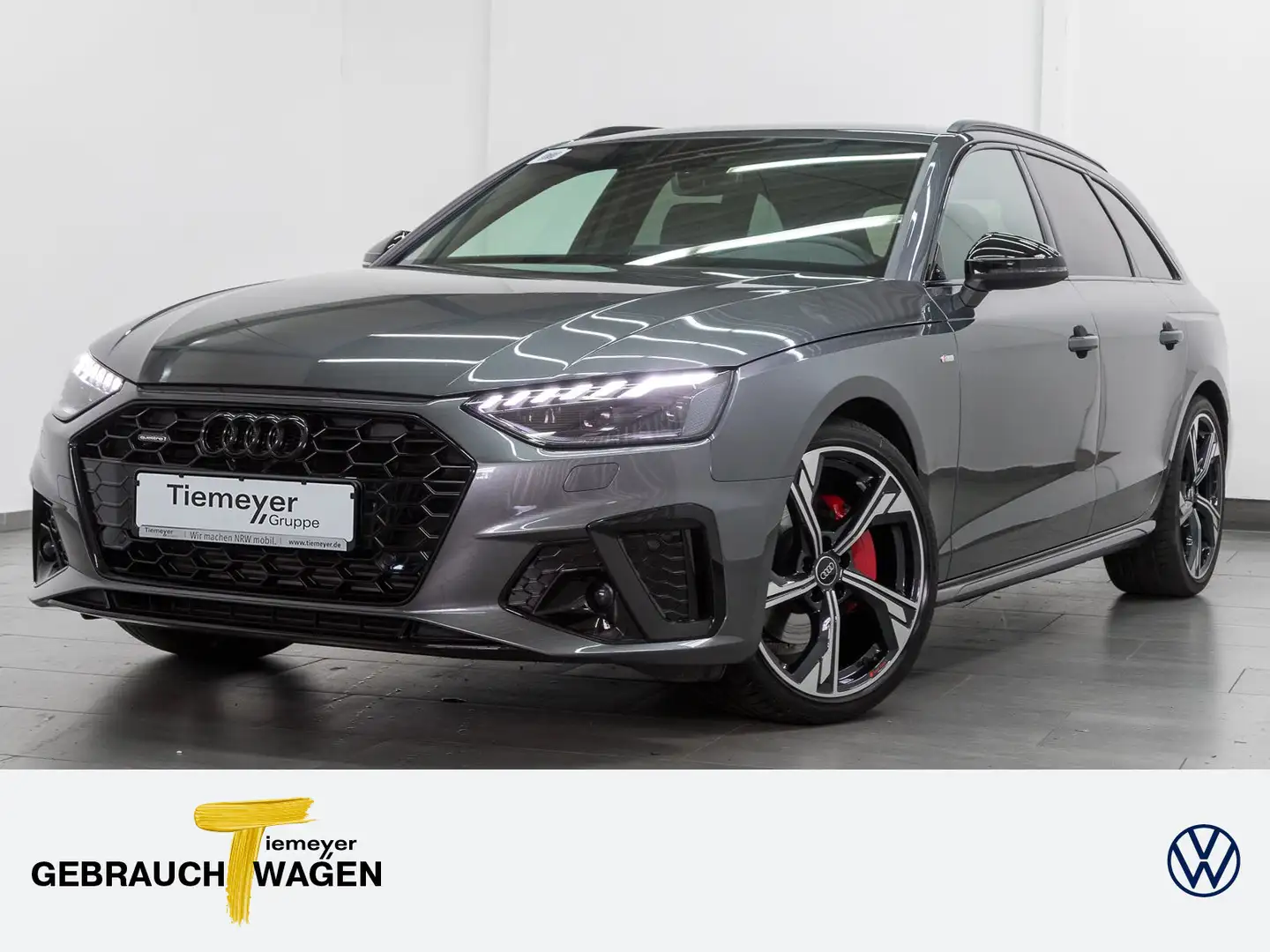 Audi A4 40 TFSI Q 2x S LINE LM19 AHK LED-MATRIX Grau - 1