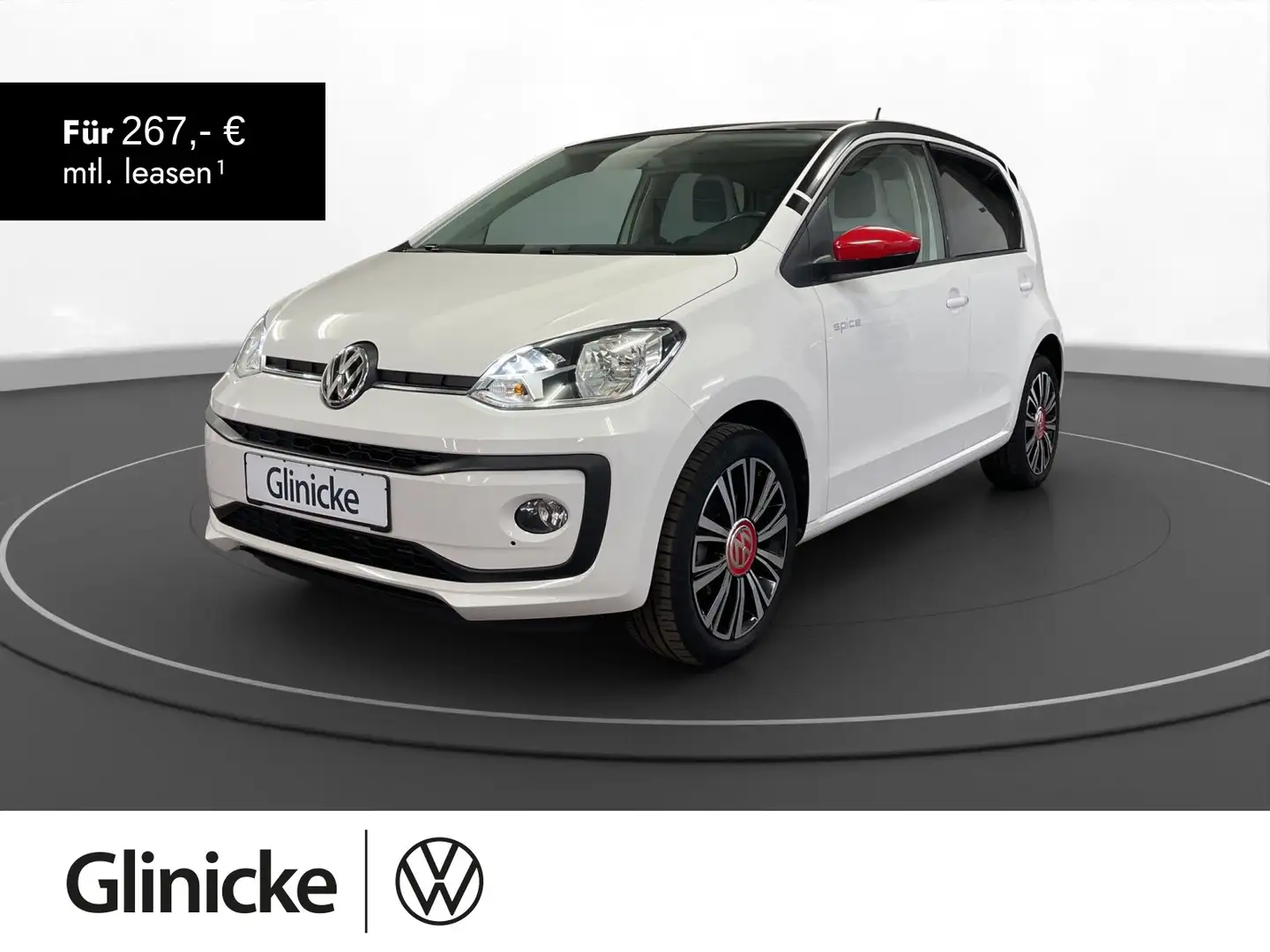 Volkswagen up! 1.0 EcoFuel spice up LM 16" PDC Klima Sitzhz Weiß - 1