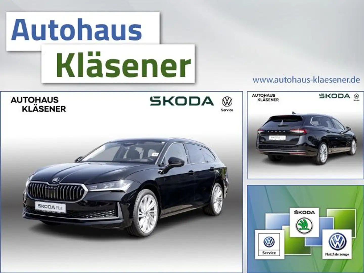 Skoda Superb Combi LK 2.0 TDI 110KW DSG Vollausstattung Schwarz - 1