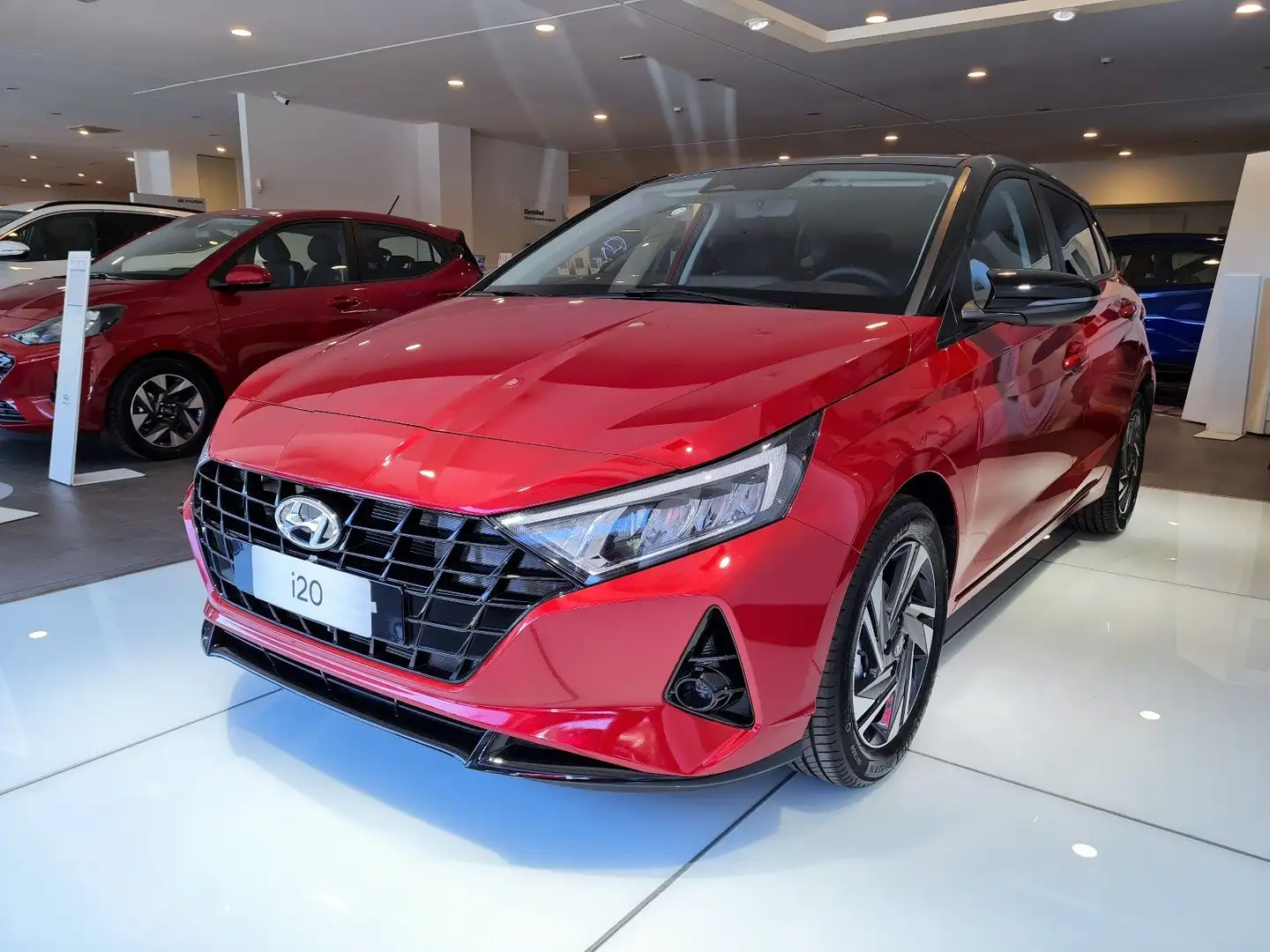 Hyundai i20 1.2 bnz  Connectline + Exterior pack AZIENDALE! Rood - 1
