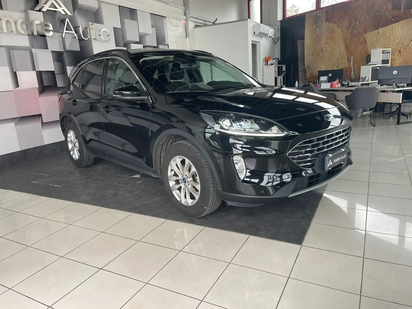 Ford Kuga Kuga III 2020 1.5 ecoblue Titanium  2wd 120cv auto Noir - 2