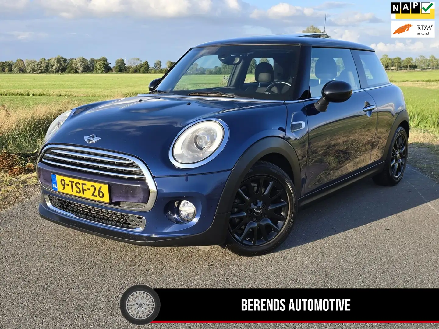 MINI Cooper 1.5 F56 Apple Carplay / Andriod Auto Blauw - 1