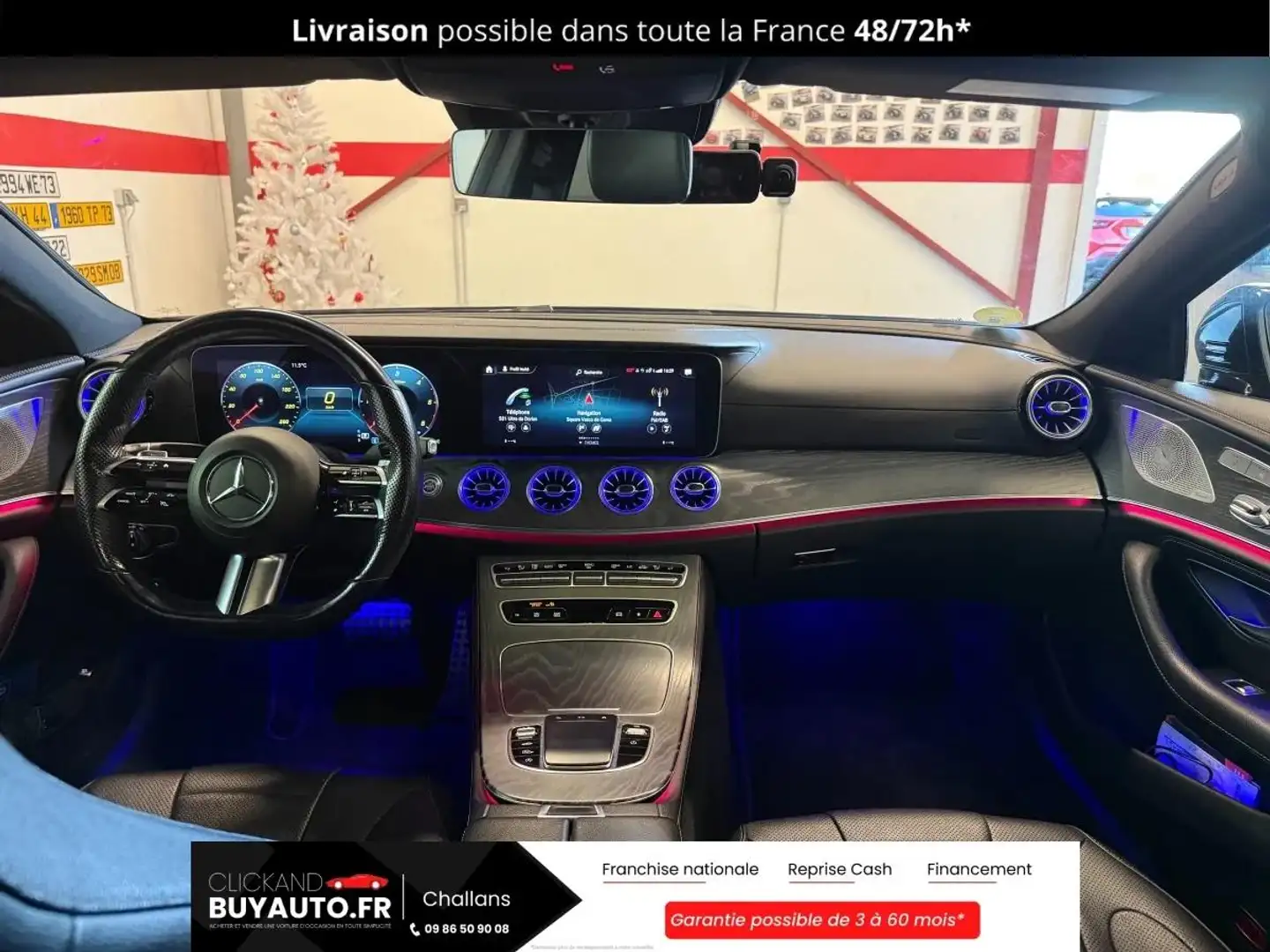Mercedes-Benz CLS 3.0 400 D 330 AMG LINE PLUS 4MATIC 9G-TRONIC BVA / SUIVI ENTRETIEN / GARANTIE Schwarz - 2