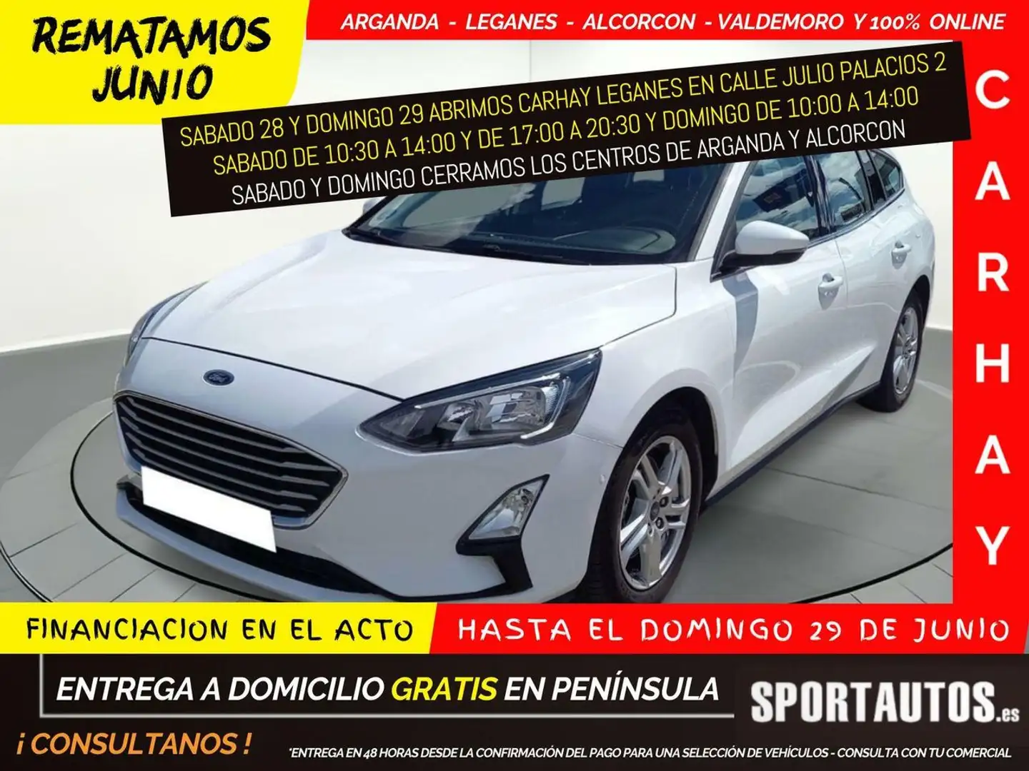 Ford Focus 1.0 Ecoboost MHEV 92kW Trend+ SB Blanco - 1