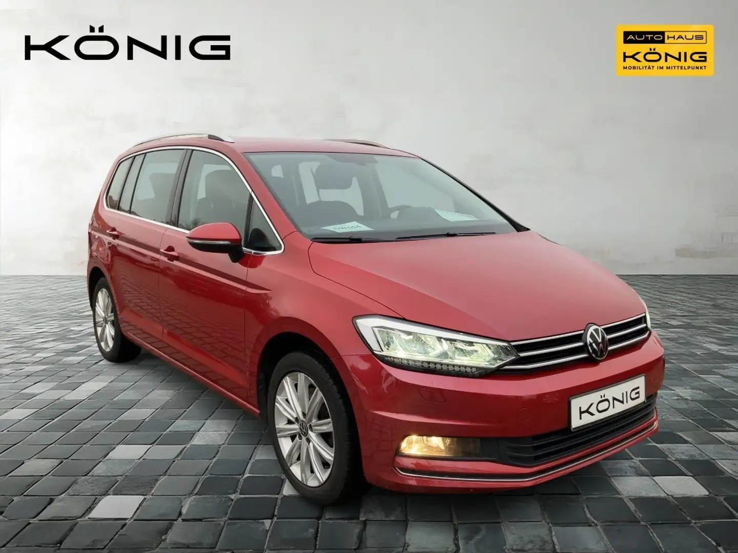 Volkswagen Touran 1,5 Highline CARPLAY|AHK|LED|SHZ Rood - 2