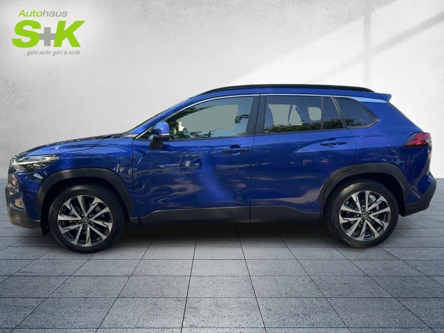 Toyota Corolla Cross 1,8-l-Hybrid++Lounge++GJR++AHK++ Bleu - 2