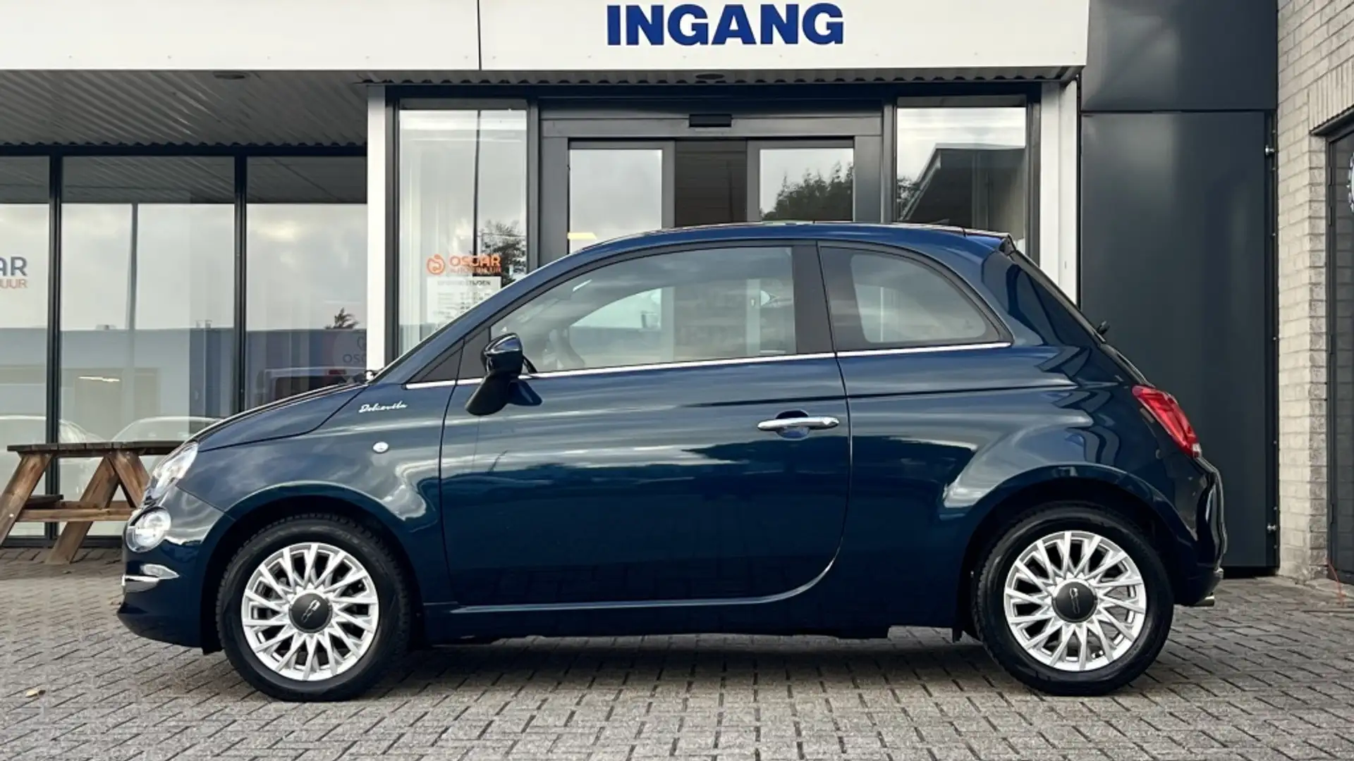 Fiat 500 1.0 Hybrid Dolcevita Blauw - 2