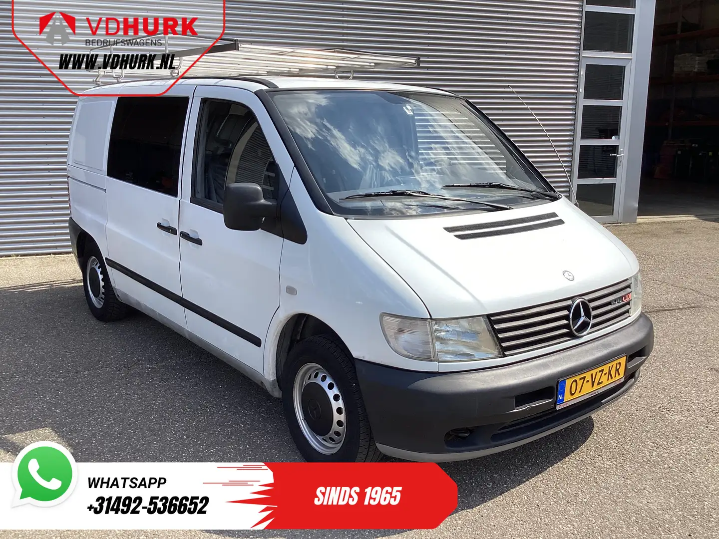 Mercedes-Benz Vito 108 CDI EXPORT ONLY ENGINE DEFECT NL Auto/ Trekhaa Blanc - 1