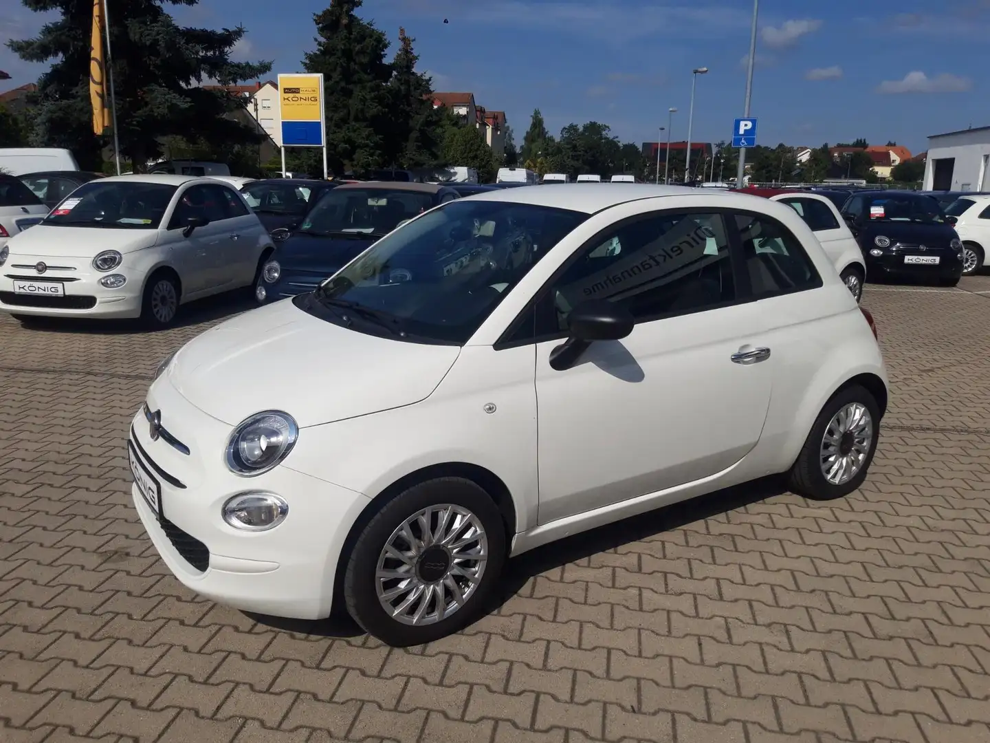 Fiat 500 1.0 Klima*Carplay* Weiß - 1