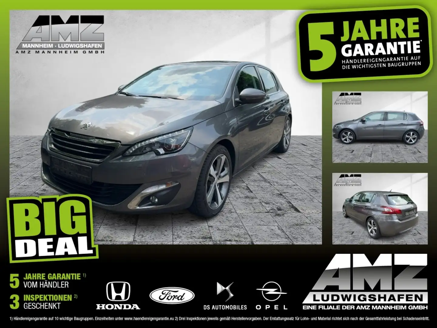 Peugeot 308 1.2 PureTech 130 Allure *PDC*Sitzheizung* Grau - 1