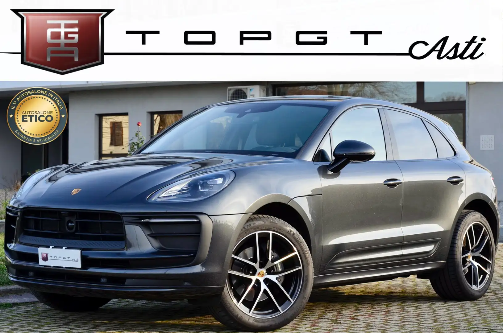 Porsche Macan 2.0 265cv pdk UNICOPR. SERVICE PORSCHE MATRIX BOSE Grigio - 1