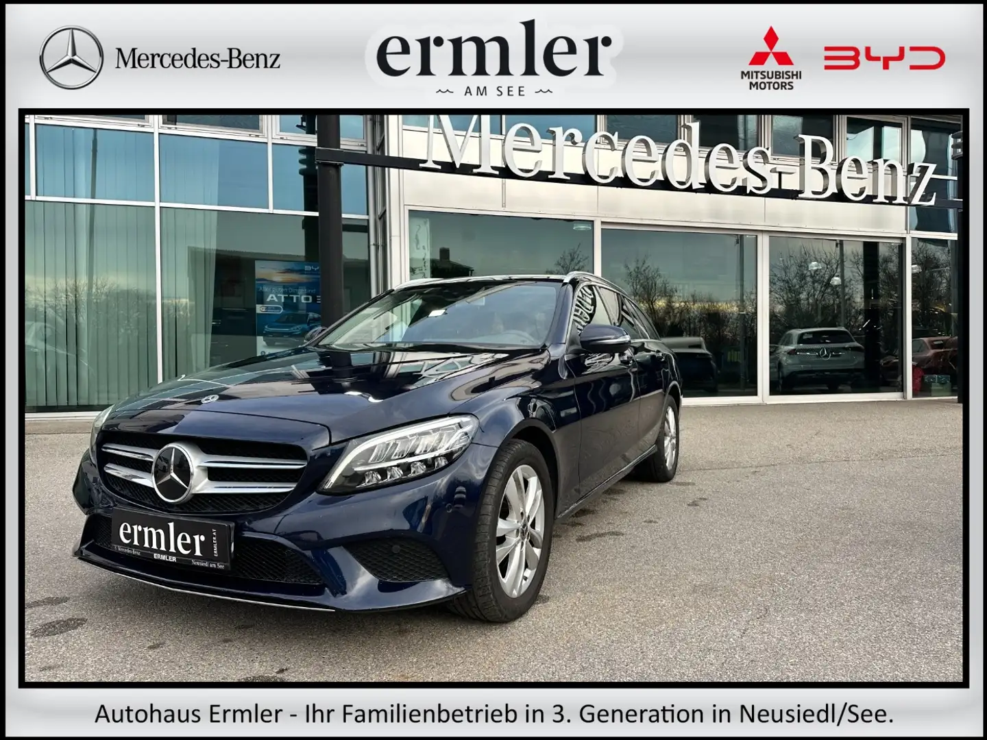 Mercedes-Benz C 200 4MATIC T-Modell Allrad Benzin Kombi Blau - 1
