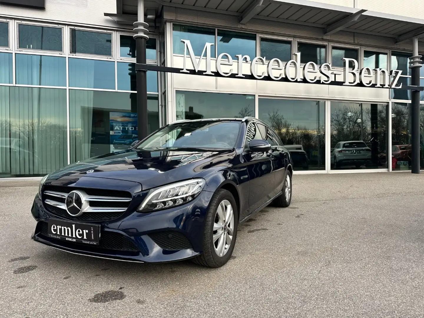 Mercedes-Benz C 200 4MATIC T-Modell Allrad Benzin Kombi Blau - 2