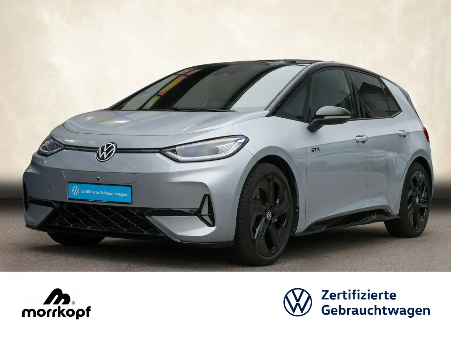 Volkswagen ID.3 GTX +MAX 584KM+1,49 ZINS+WÄRMEPUMPE+ Navi Ezüst - 2