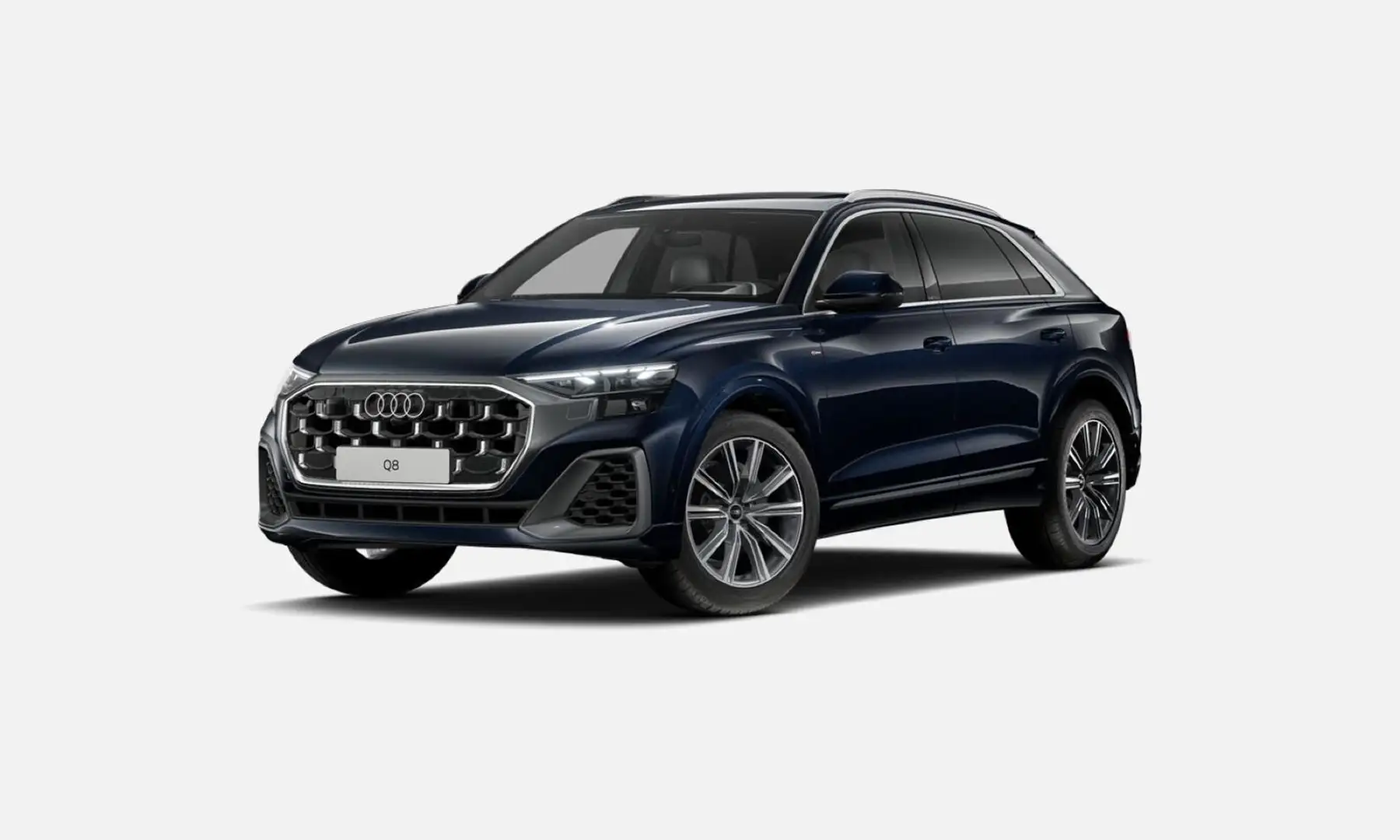 Audi Q8 55 TFSI S LINE QUATTRO+WINTERRÄDE+LUFTFEDERUN Blau - 2