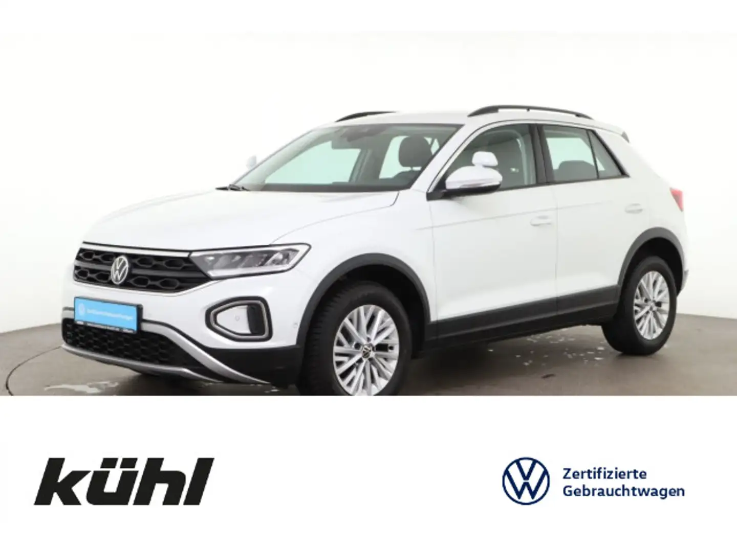 Volkswagen T-Roc 1.0 TSI Life - Fahrschulwagen LED/App Weiß - 1