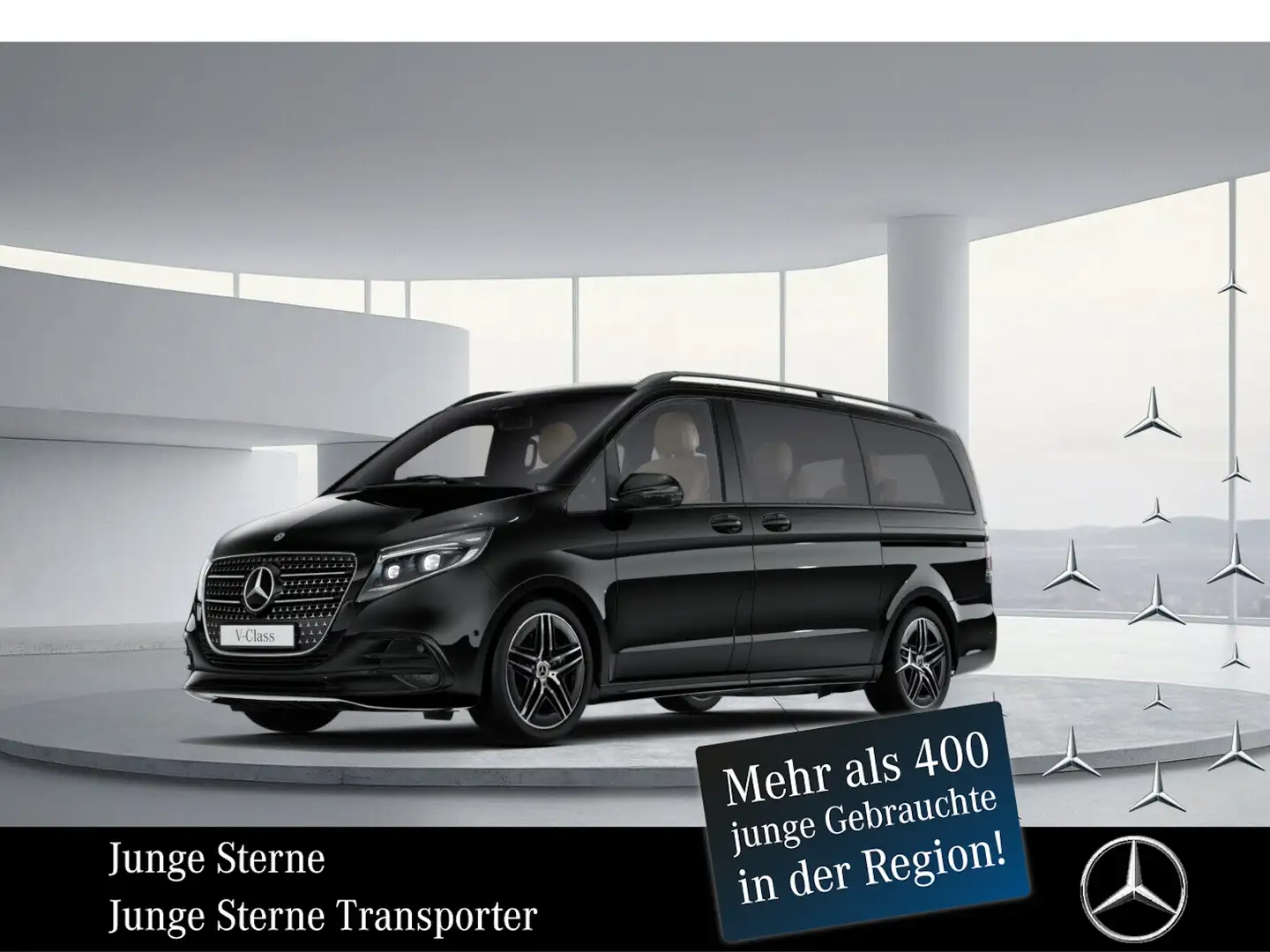 Mercedes-Benz V 250 V 250 d AVANTGARDE Lang *AMG*AHK*MBUX*SHZ*PANO* Schwarz - 1