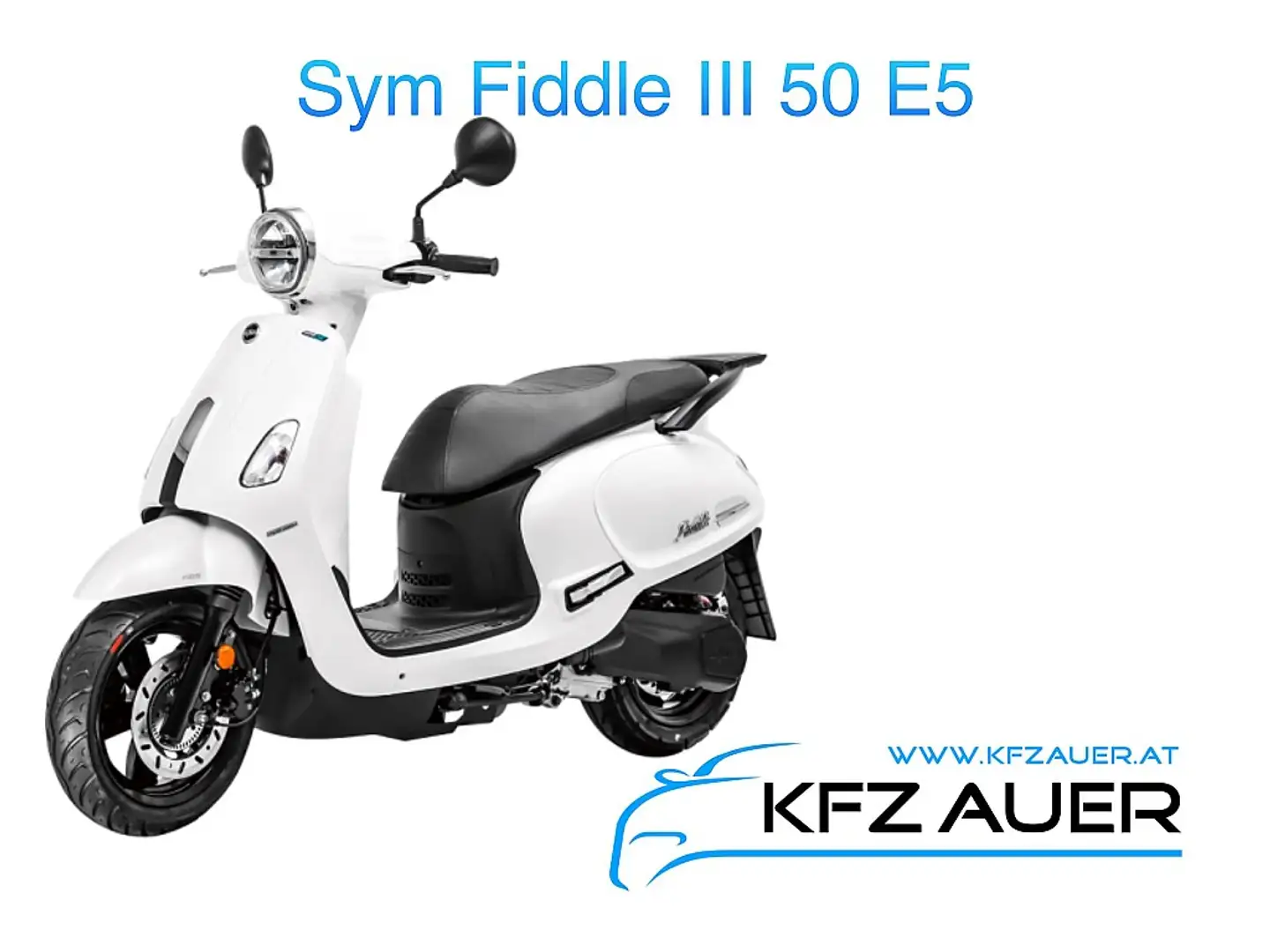 SYM Fiddle III 50 E5 Schwarz - 1