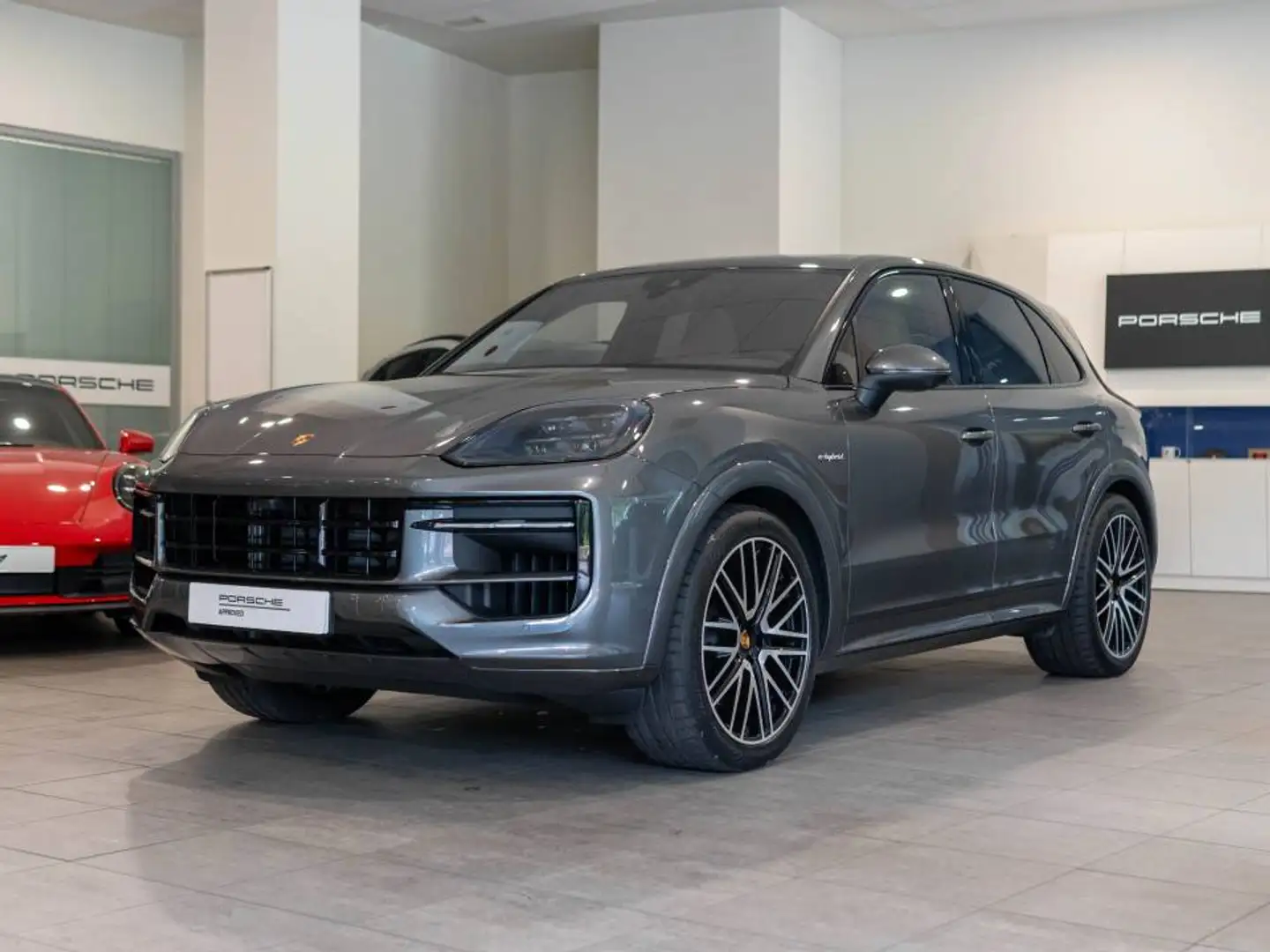 Porsche Cayenne E-Hybrid Aut. Gris - 1