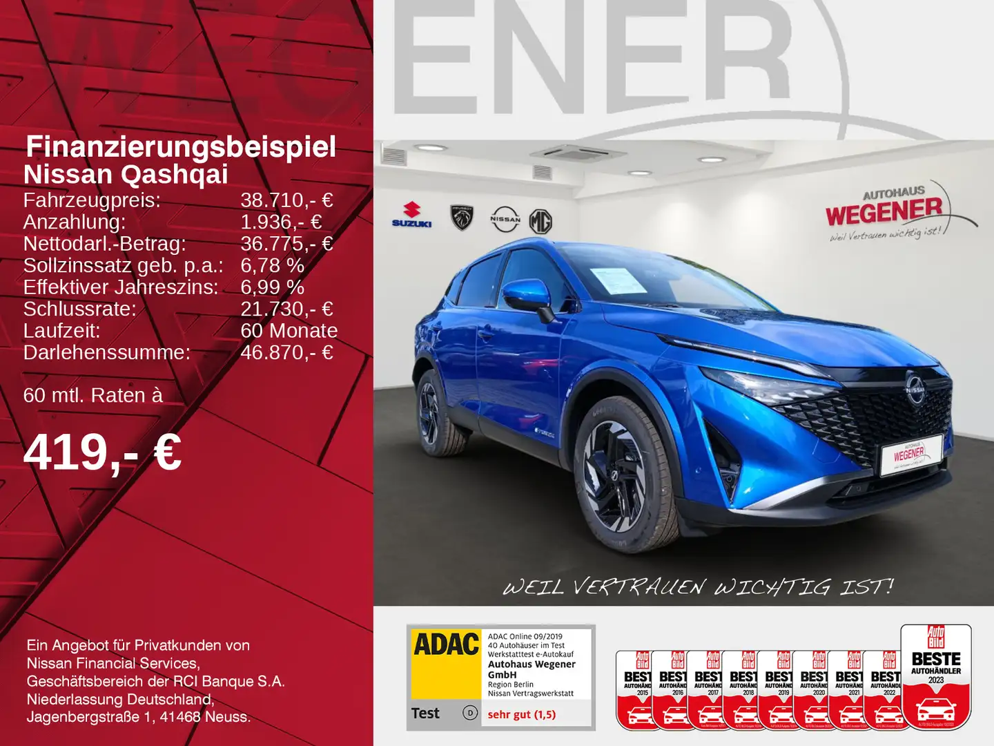 Nissan Qashqai QASHQAI MY24 1.5 VC-T e-POWER Azul - 2